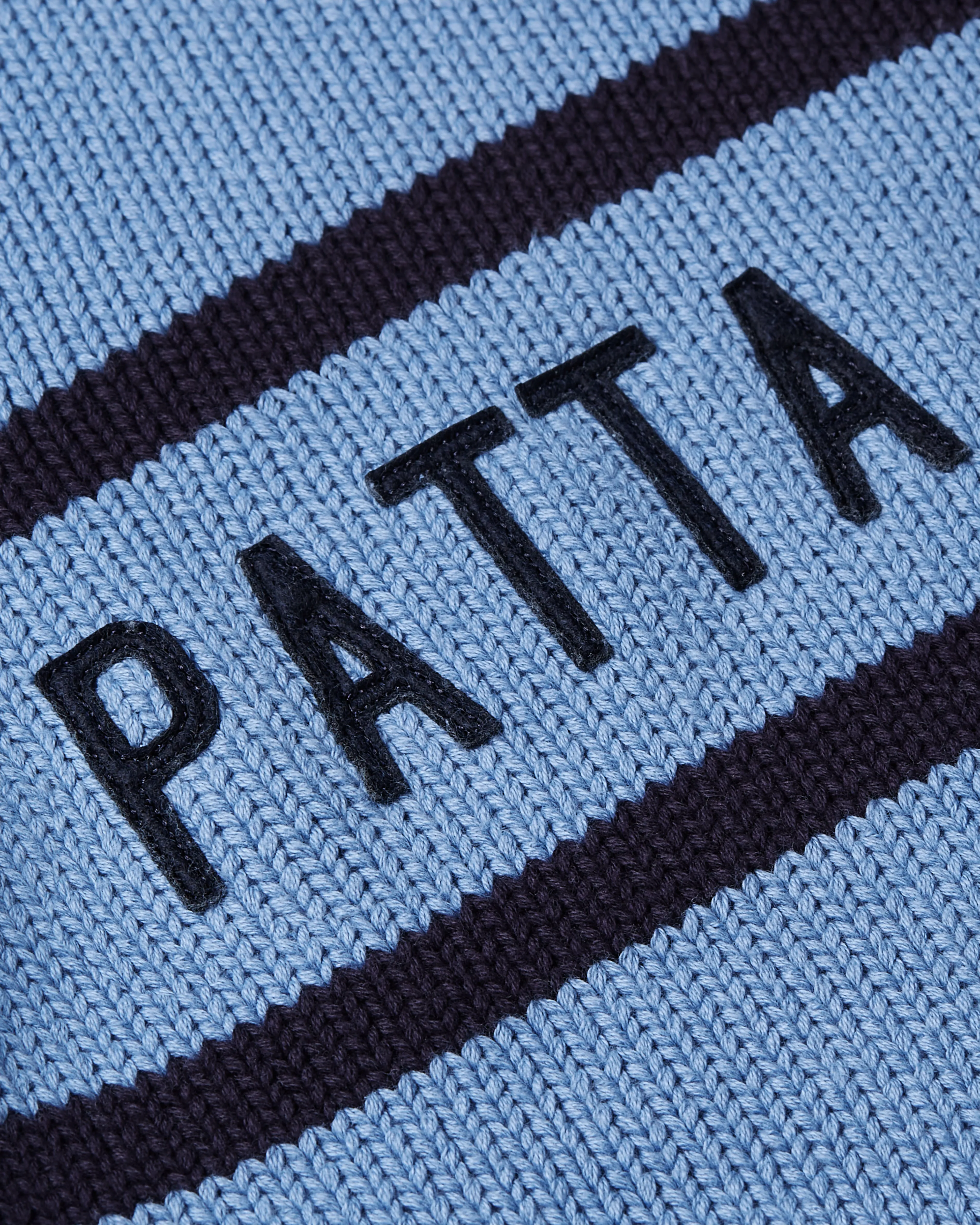 Patta Original Clothing Knitted Jumper (Dusty Blue) sold by Patta product image thumbnail 4