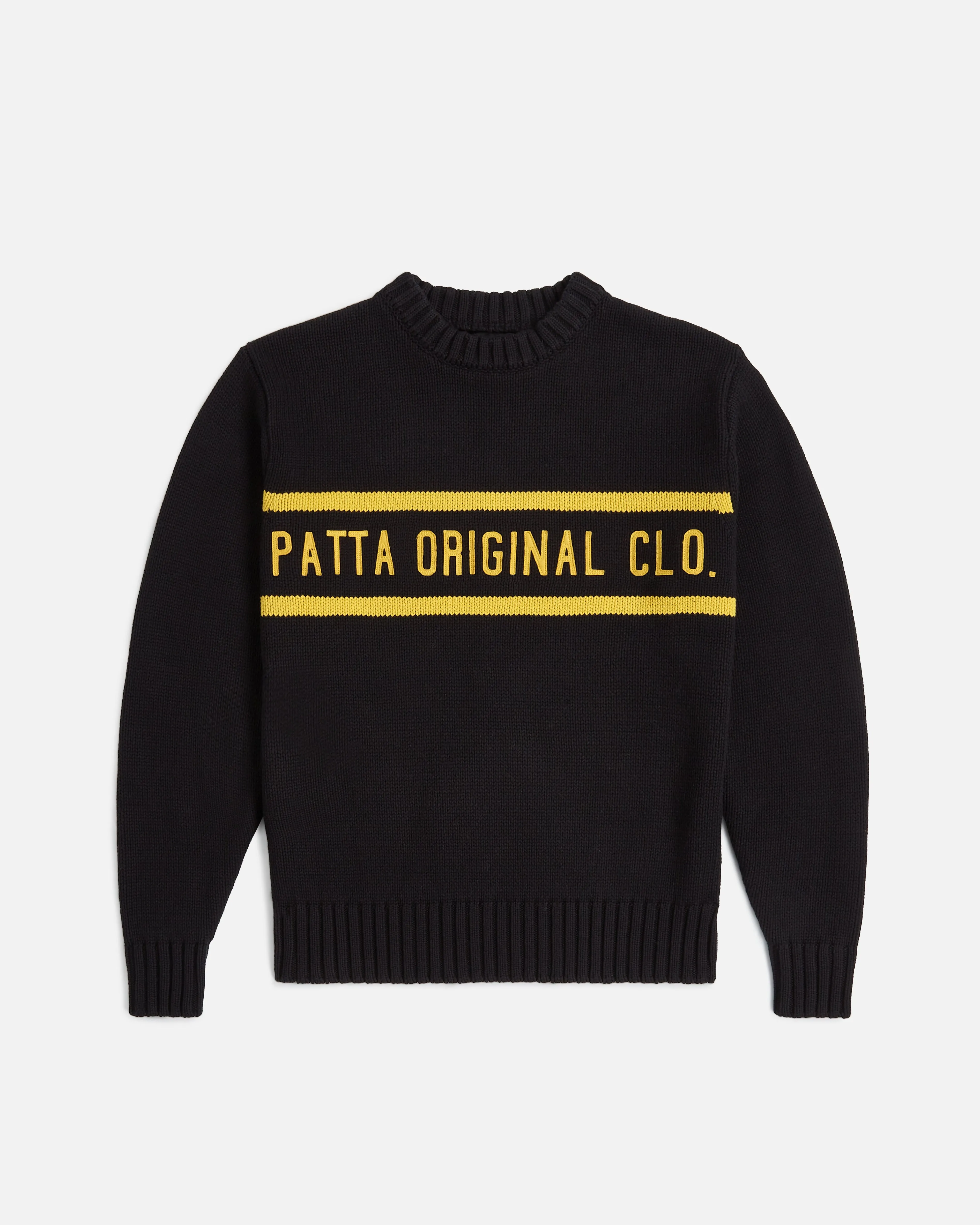 Patta Original Clothing Knitted Jumper (Black) sold by Patta