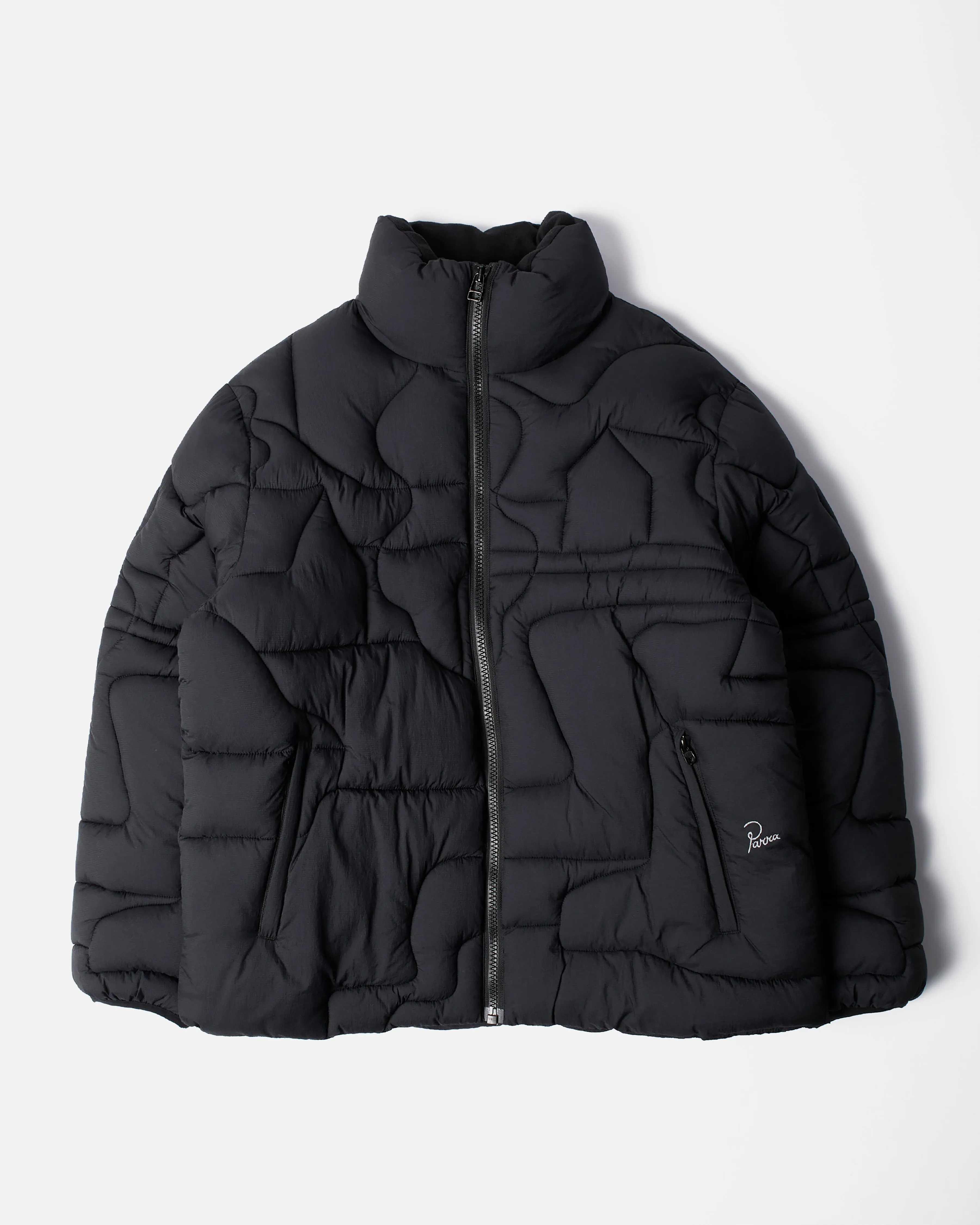 byParra Boring Village Puffer Jacket sold by Patta