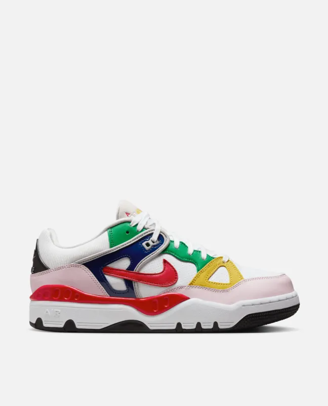Nike x Nigo Air Force 3 Low (White/University Red/Tour Yellow) sold by Patta