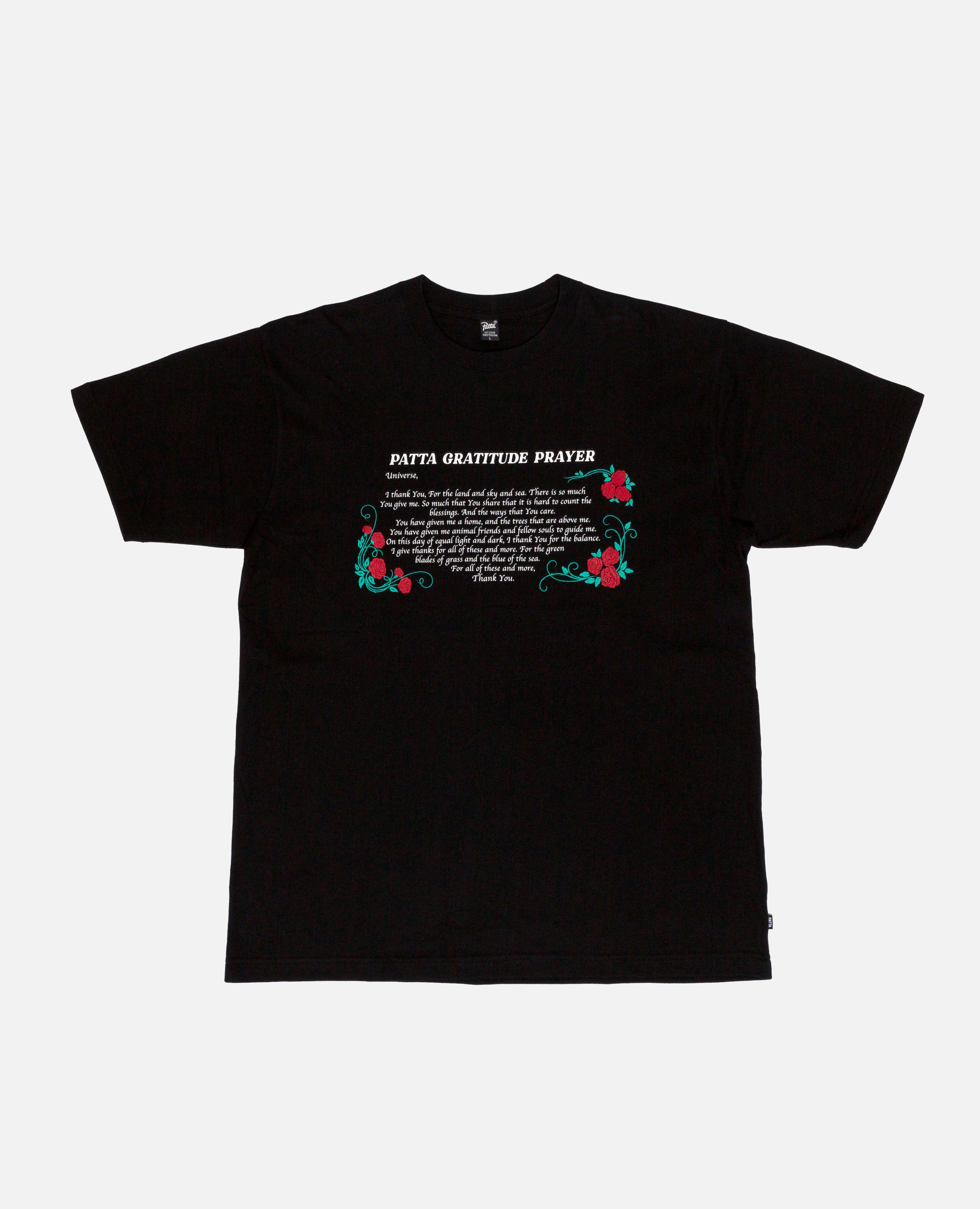 Patta Prayer T-Shirt (Black) sold by Patta
