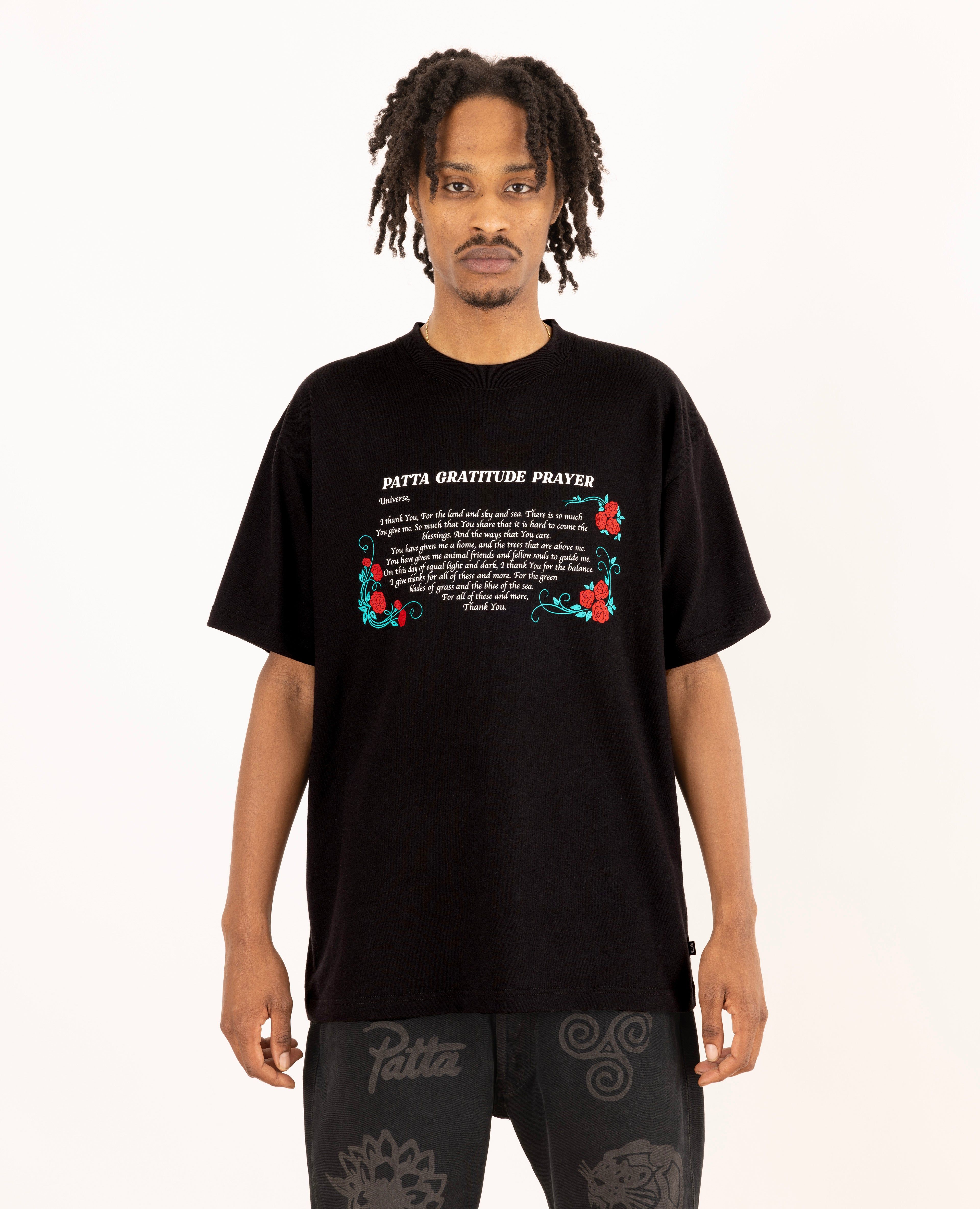 Patta Prayer T-Shirt (Black) sold by Patta product image thumbnail 2