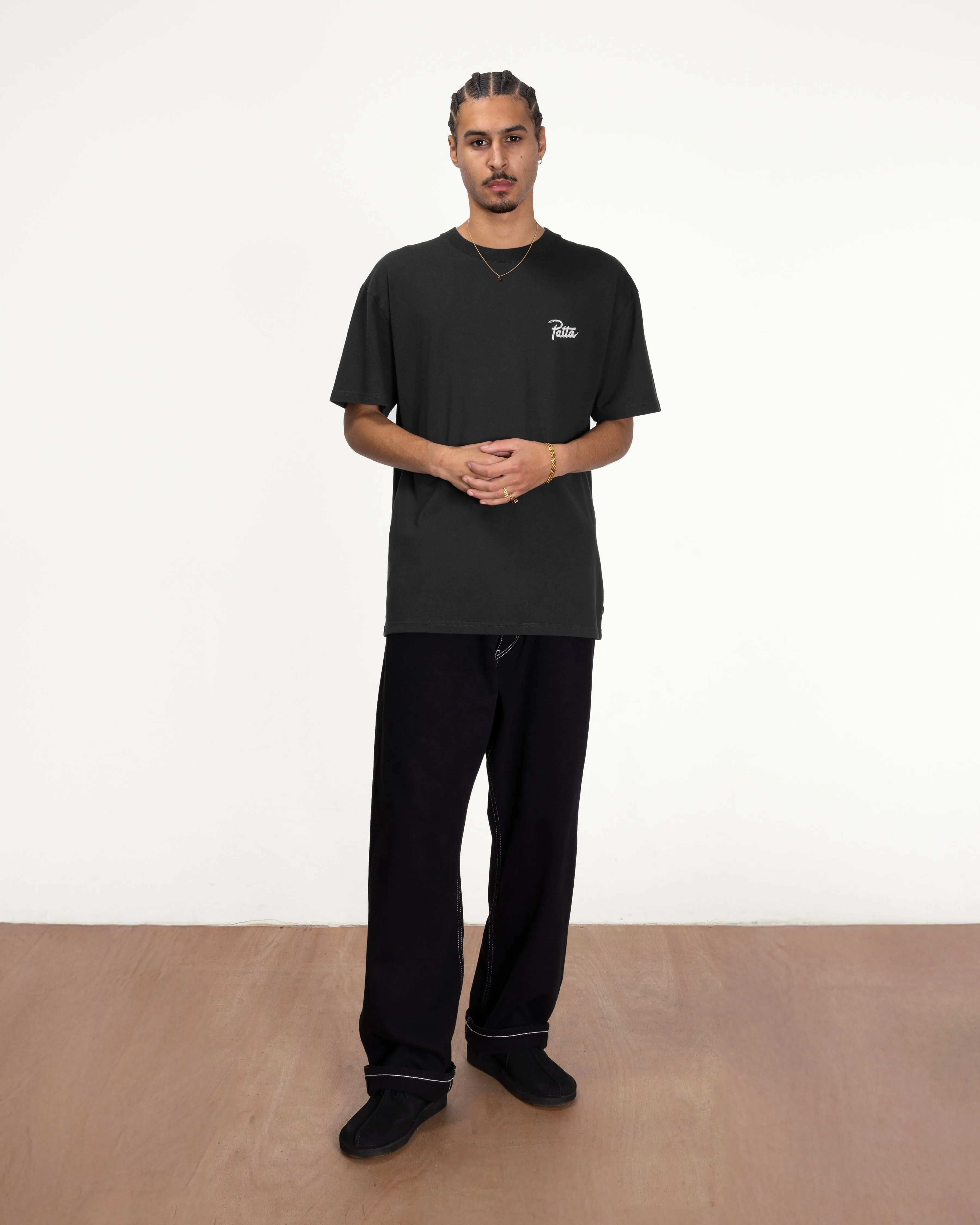 Patta Snake Heart T-Shirt (Moonless Night) sold by Patta product image thumbnail 3