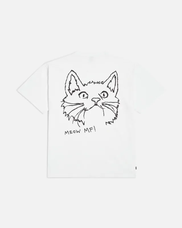 Patta Meow T-Shirt (White) sold by Patta