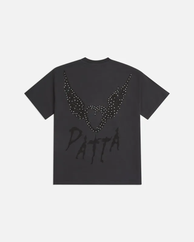 Patta Angelwings T-Shirt (Moonless Night) sold by Patta