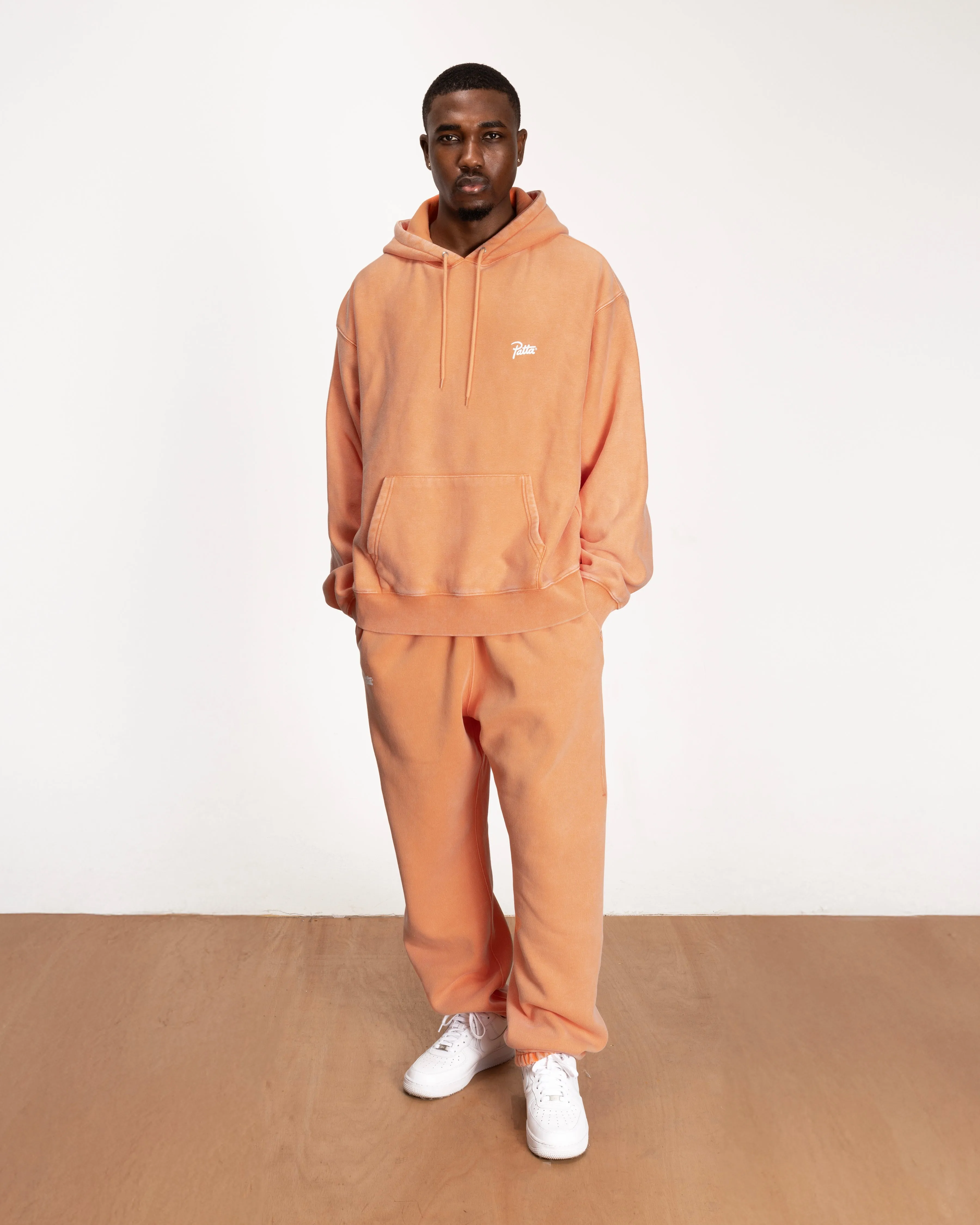 Patta Classic Washed Hooded Sweater (Melon) sold by Patta product image thumbnail 5