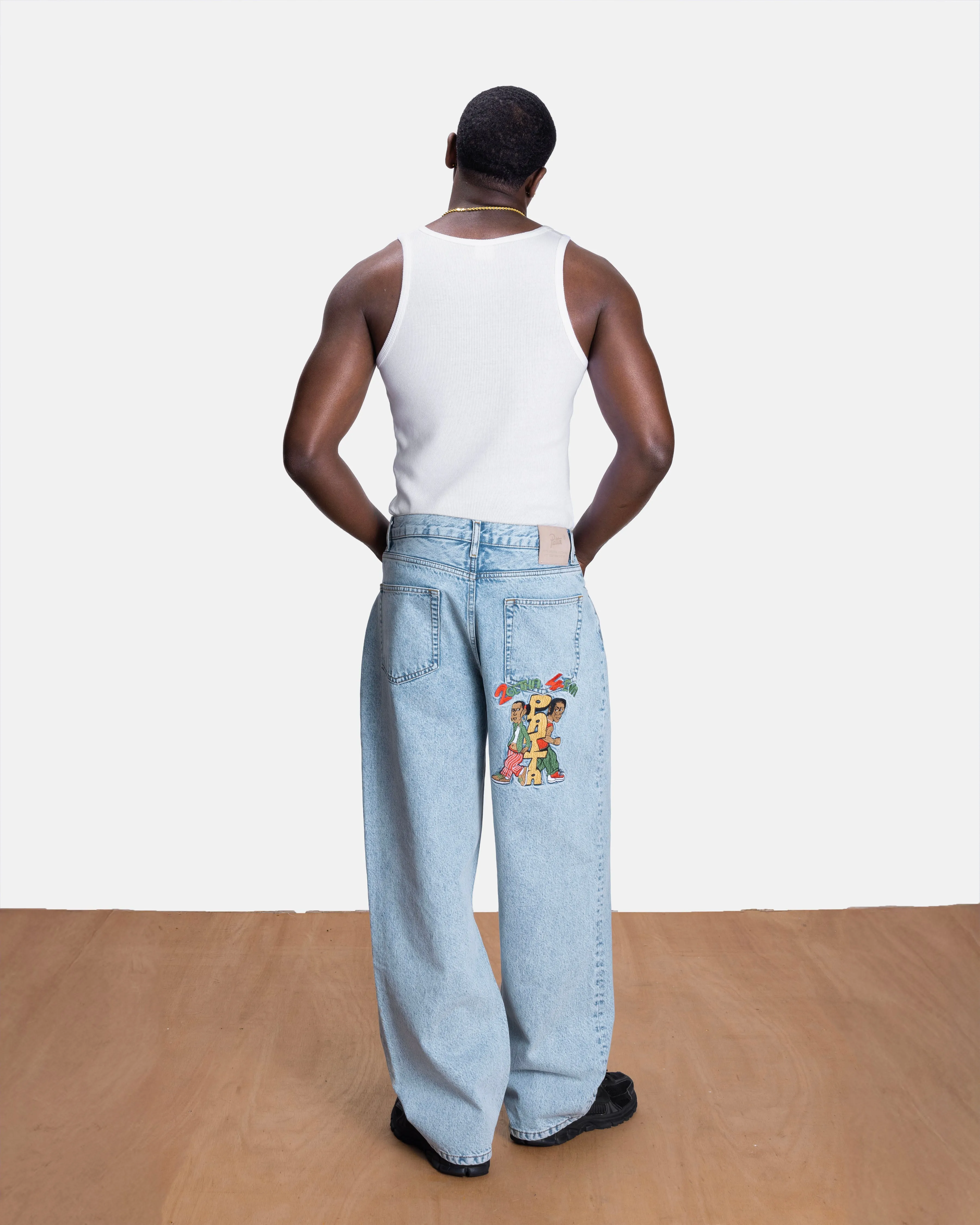 Patta 2Getha4Eva Denim Pants (Light Blue Denim) sold by Patta product image thumbnail 4