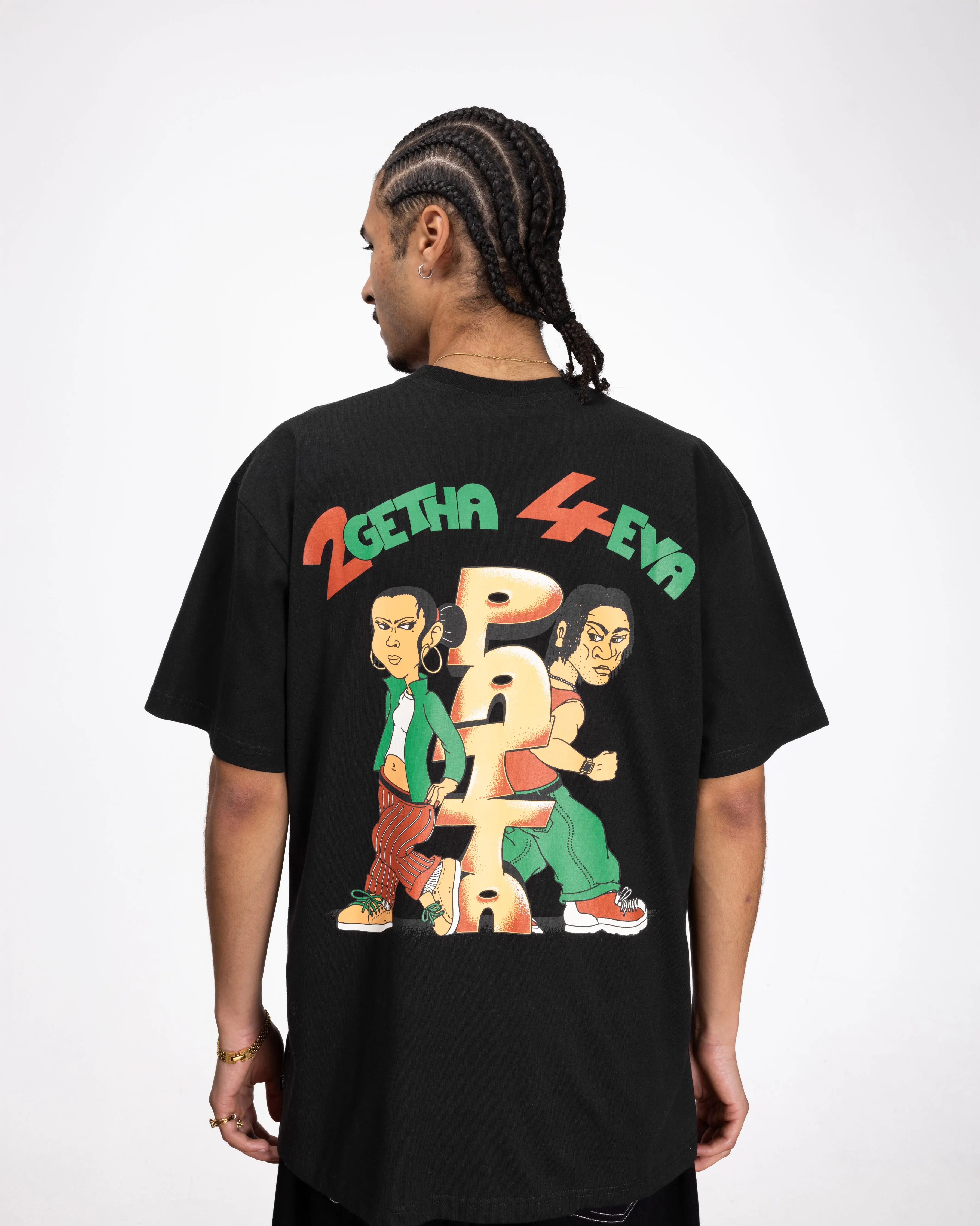 Patta 2Getha4eva T-Shirt (Black) sold by Patta product image thumbnail 4