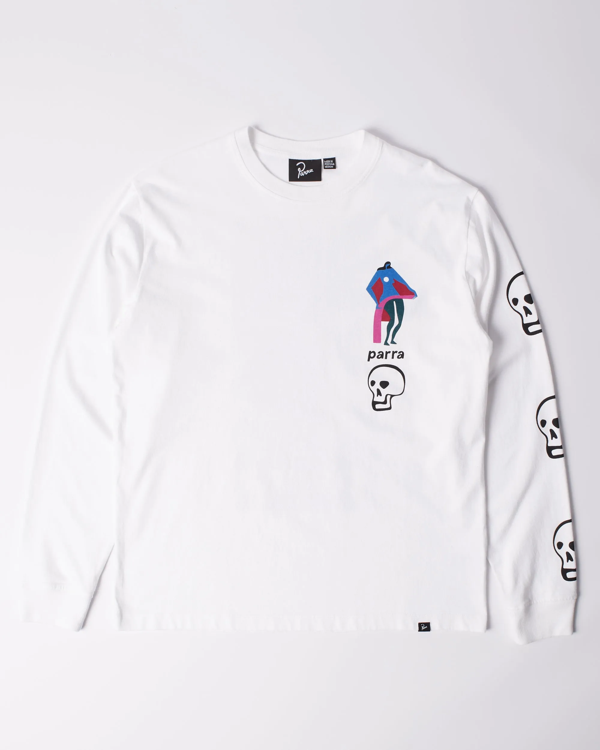 ByParra Lowering the Bar Long Sleeve T-shirt (White) sold by Patta product image thumbnail 2