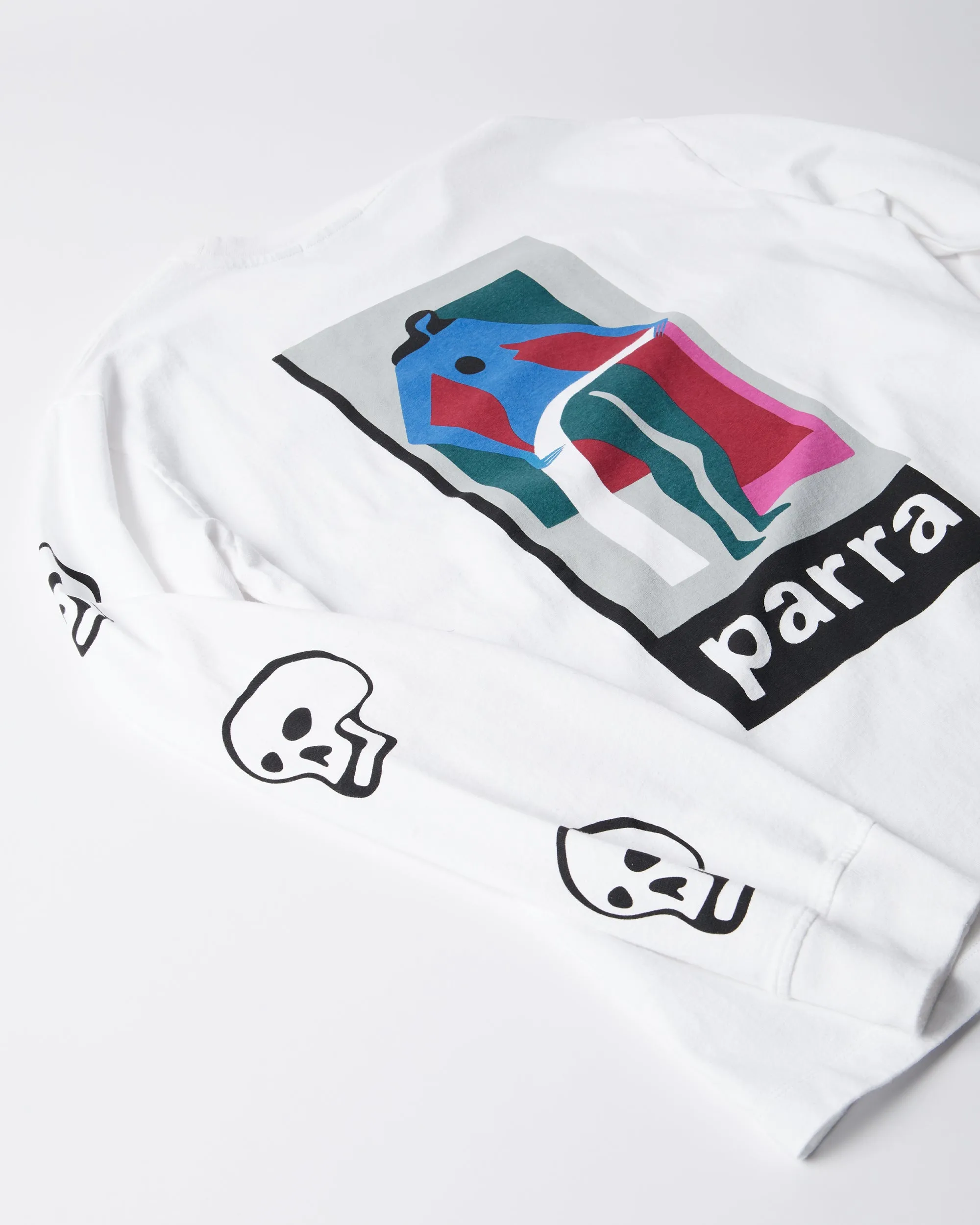 ByParra Lowering the Bar Long Sleeve T-shirt (White) sold by Patta product image thumbnail 4