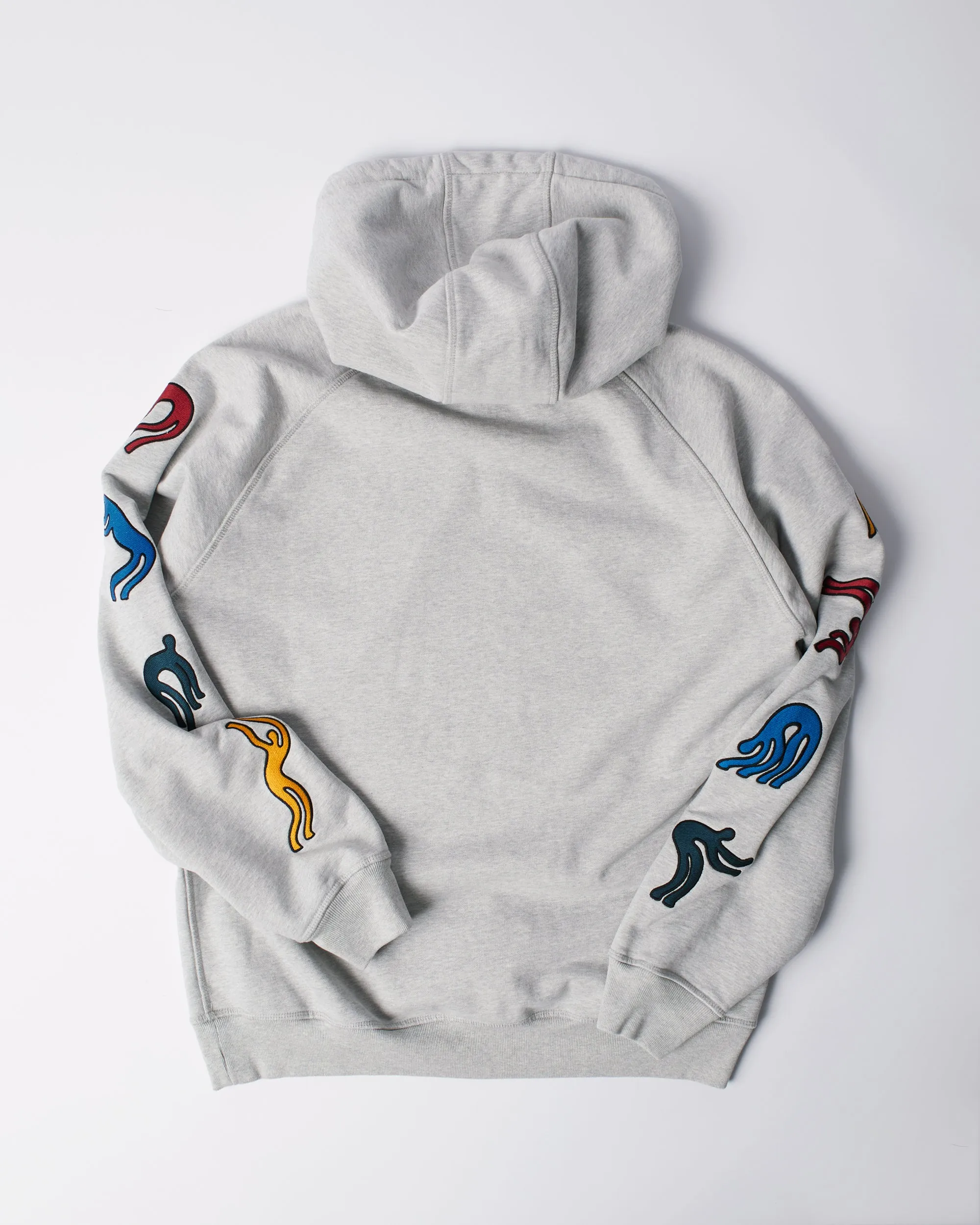 ByParra La Chambre Nuit Hooded Sweatshirt (Heather grey) sold by Patta product image thumbnail 3