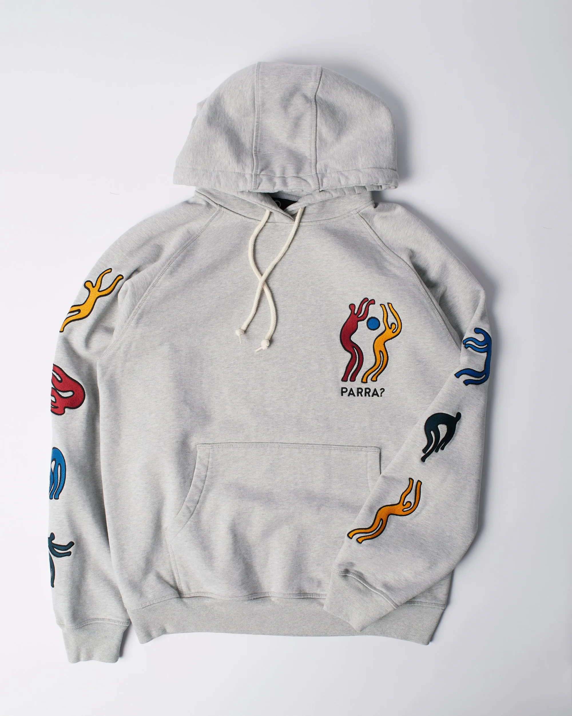 ByParra La Chambre Nuit Hooded Sweatshirt (Heather grey) sold by Patta