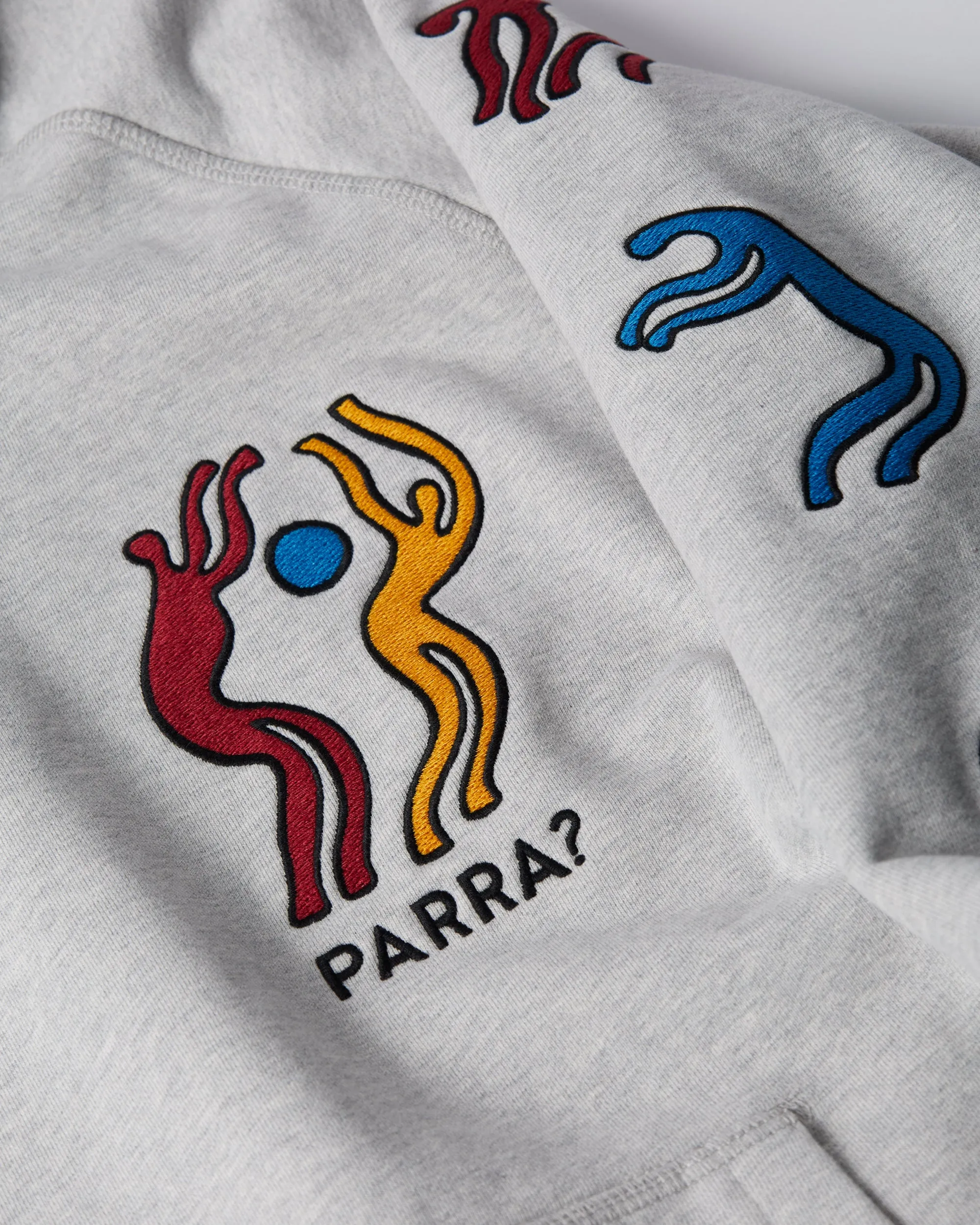 ByParra La Chambre Nuit Hooded Sweatshirt (Heather grey) sold by Patta product image thumbnail 2