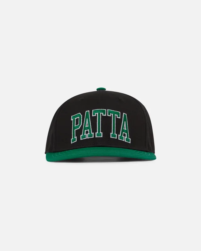 Patta Arc Logo Snapback Cap (Black) made by Patta