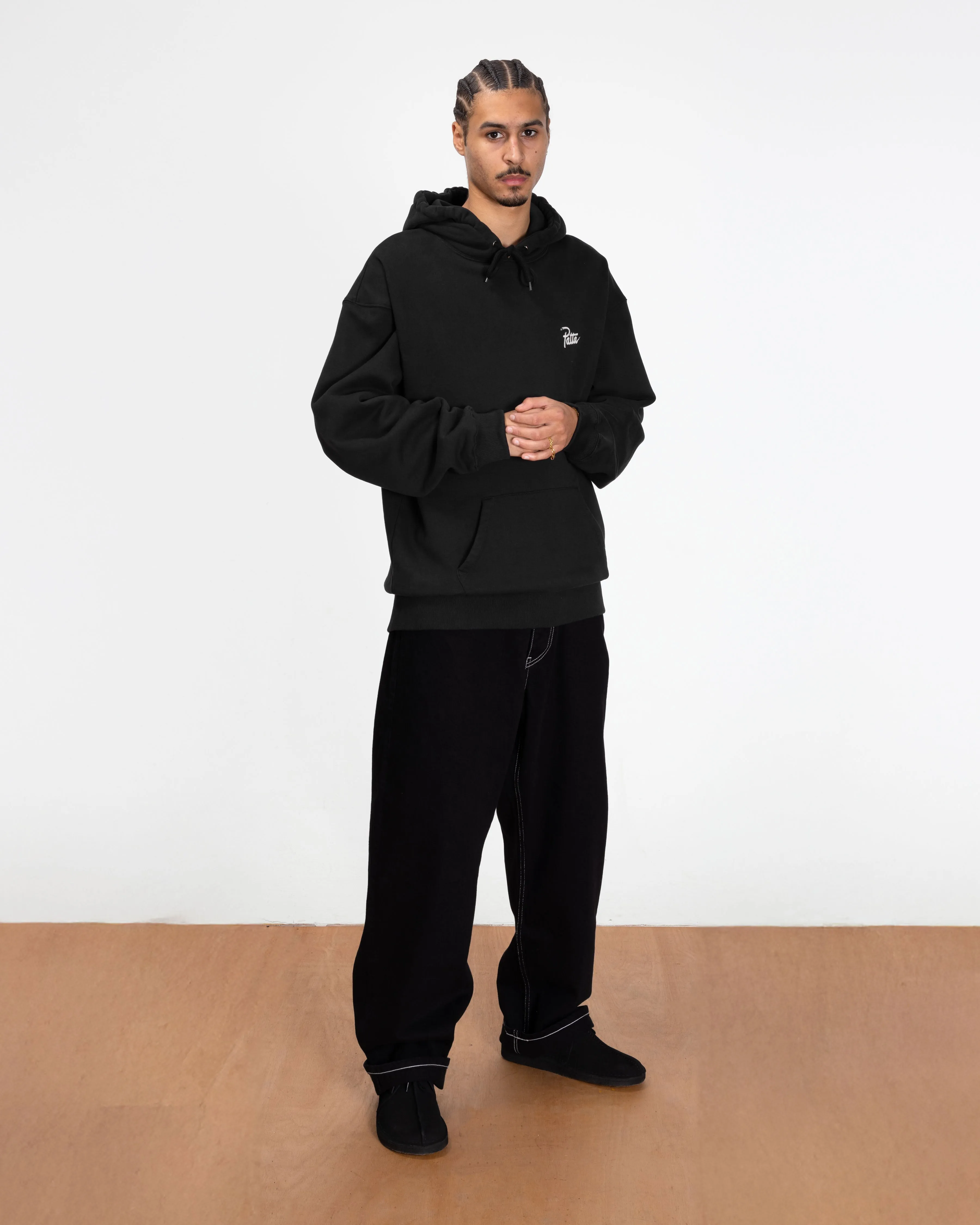 Patta Snake Heart Boxy Hooded Sweater (Black) sold by Patta product image thumbnail 3