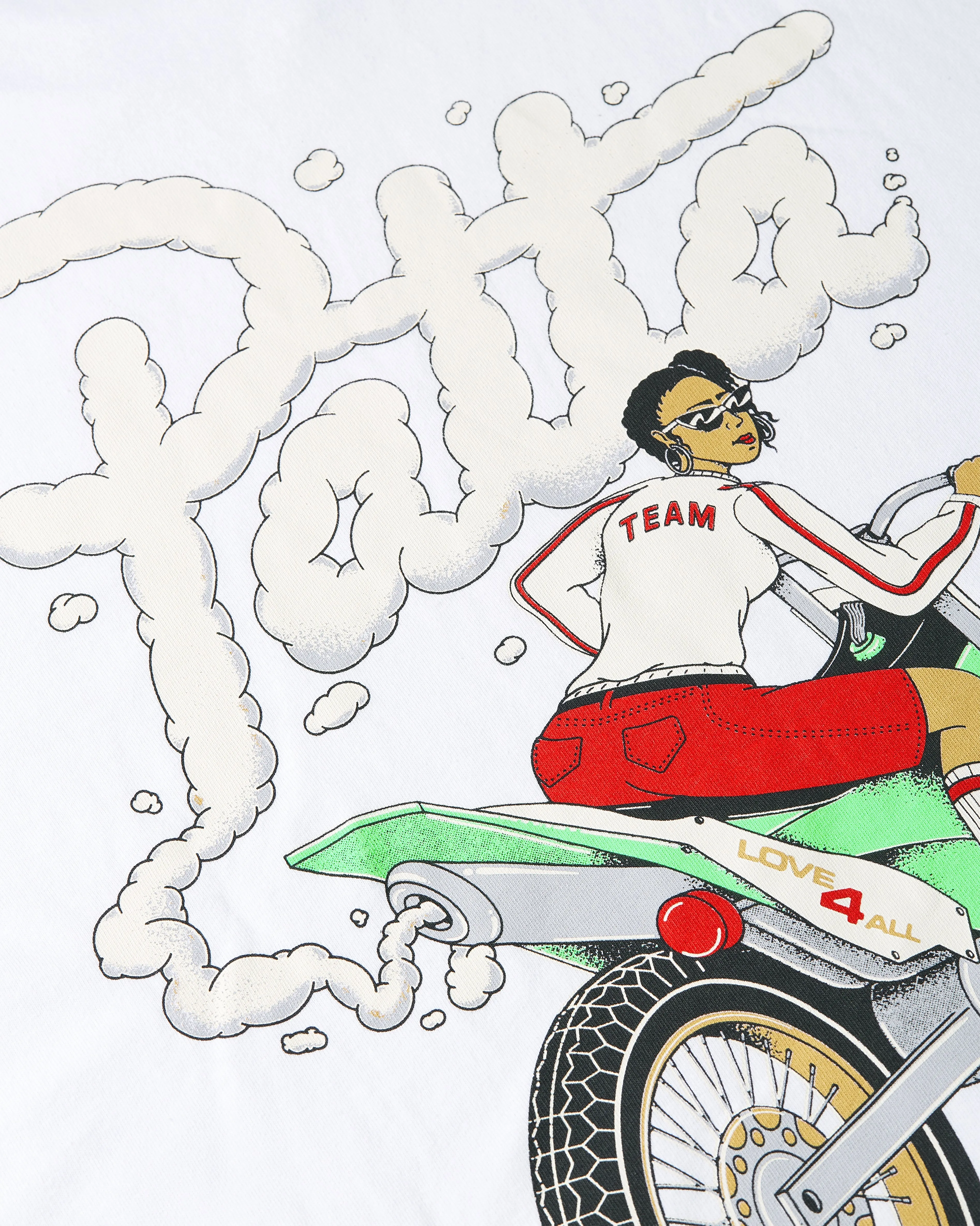 Patta Biker T-Shirt (White) sold by Patta product image thumbnail 5