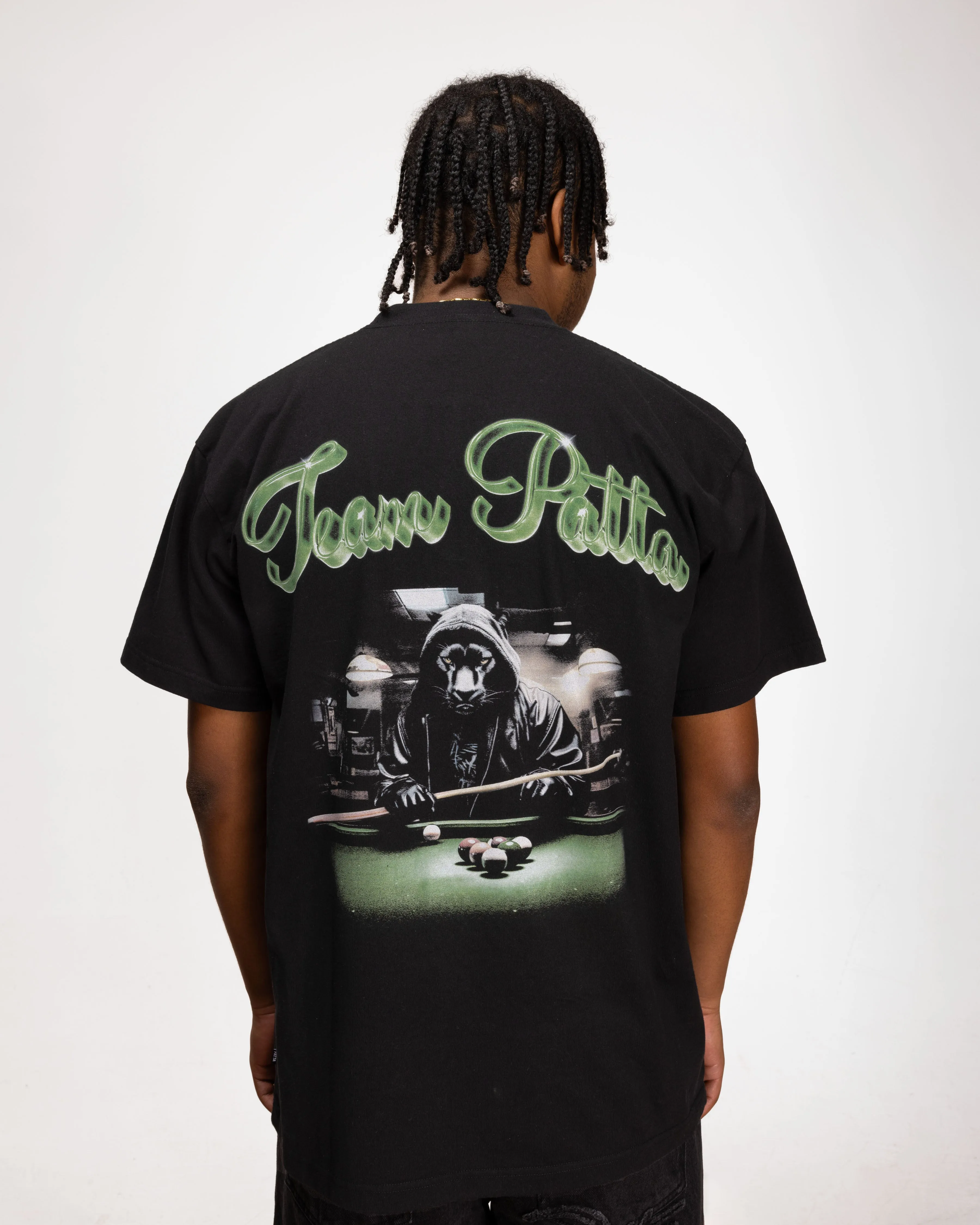 Patta Billiard T-Shirt (Black) sold by Patta product image thumbnail 4