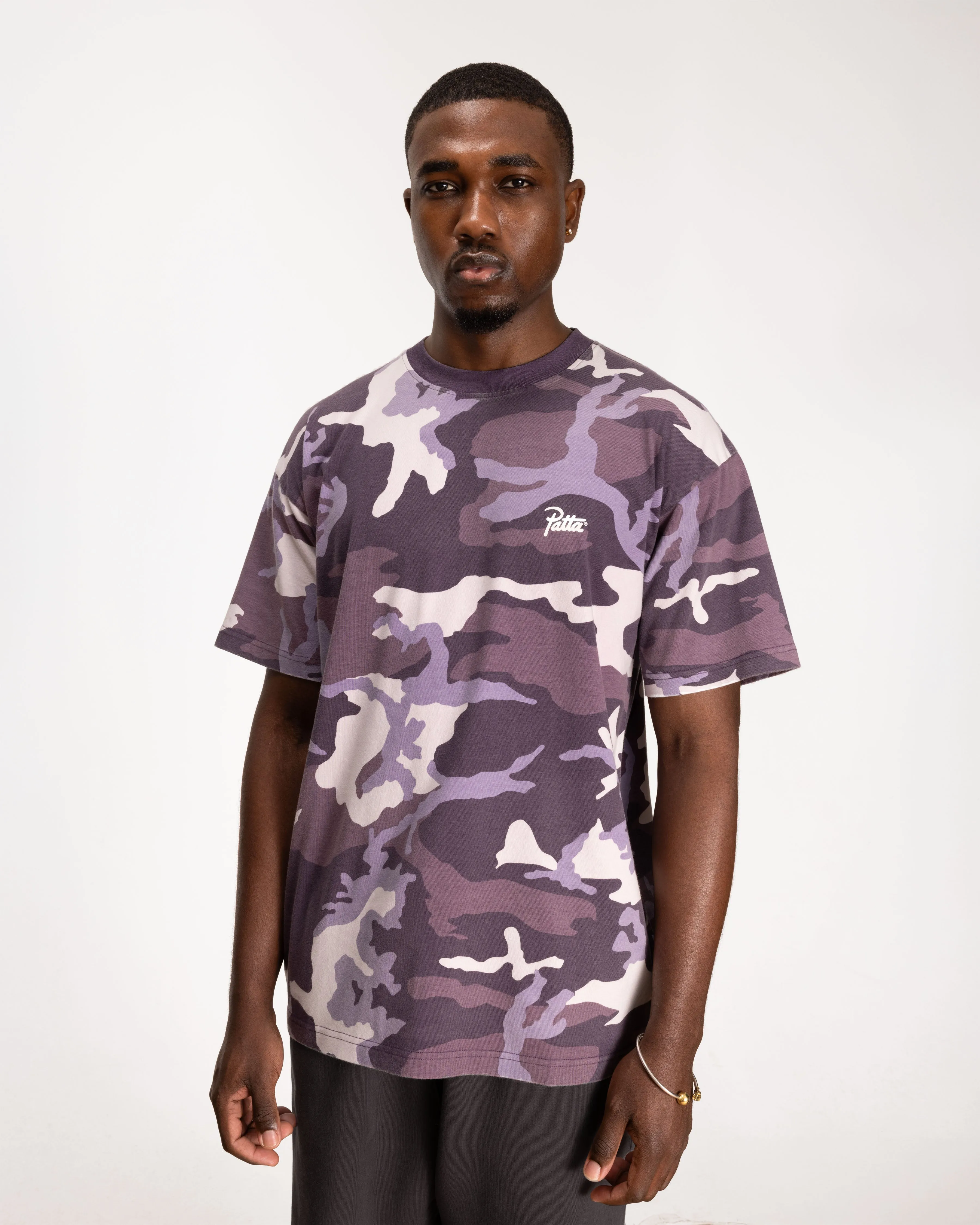 Patta Basic Woodland Camo T-Shirt (Navy Cosmos) sold by Patta product image thumbnail 4