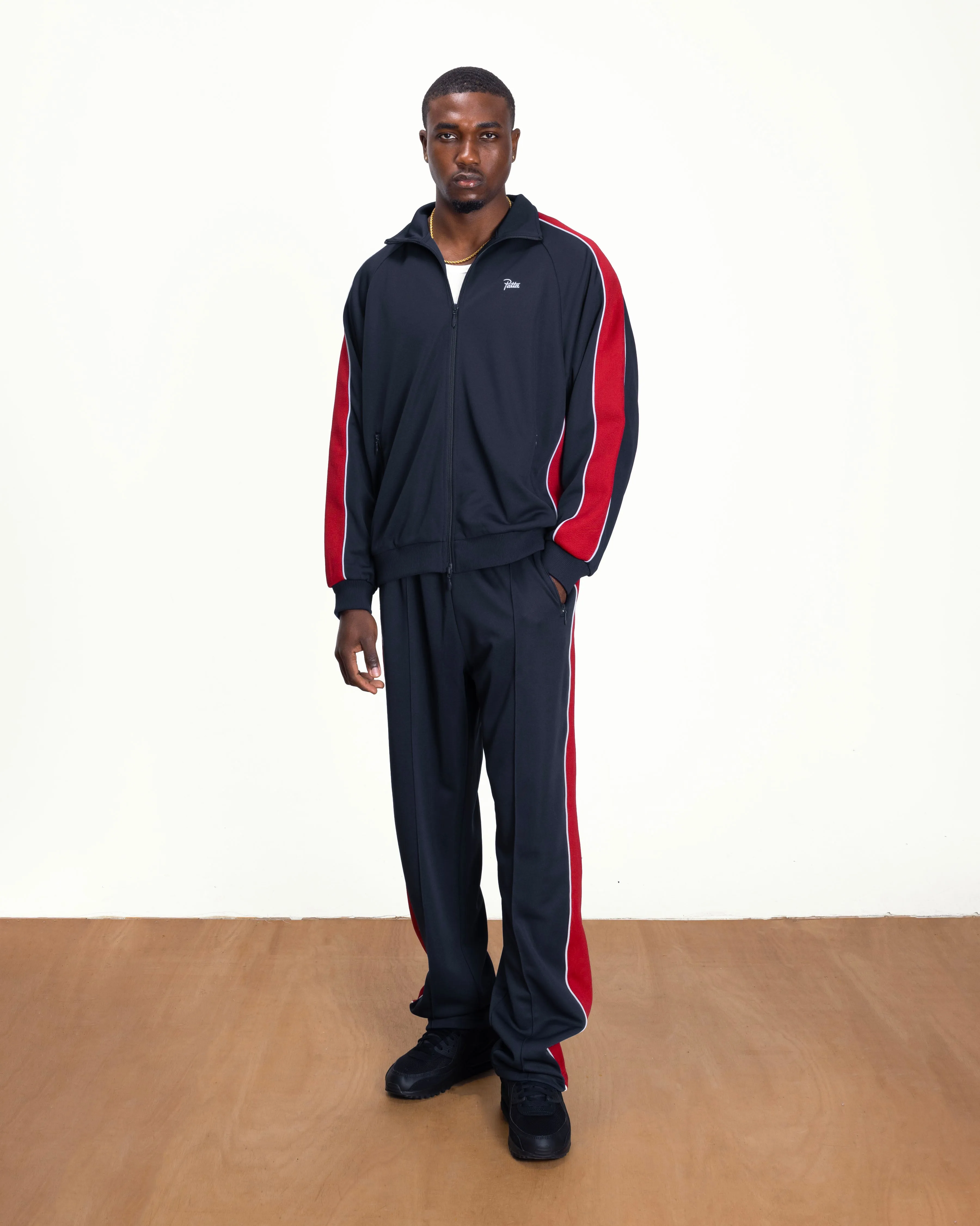 Patta Tricot Track Jacket (Black Iris) sold by Patta product image thumbnail 4