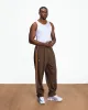 Patta Tricot Straight Track Pants (Chestnut) sold by Patta