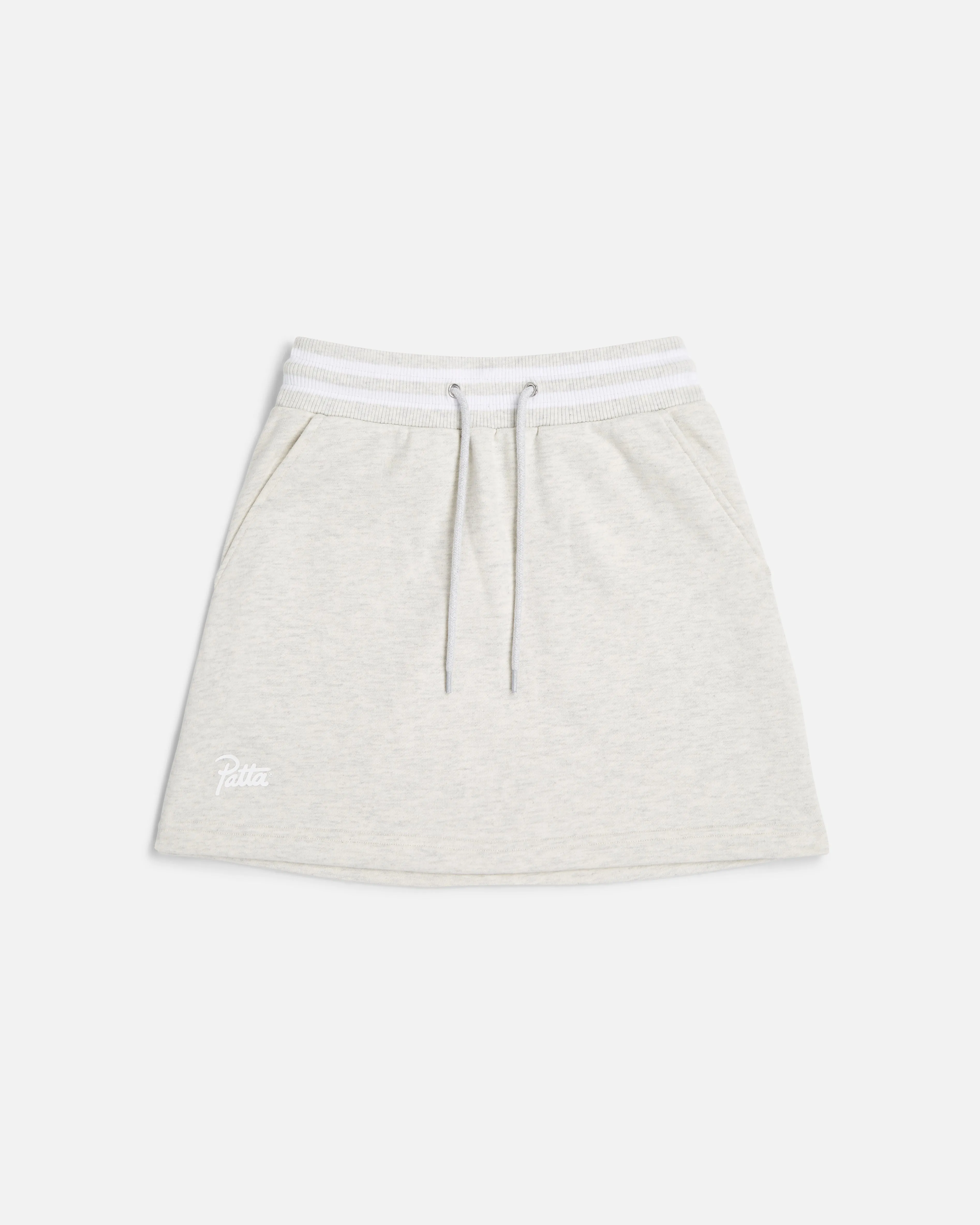 Patta Femme Lounge Skirt (Light Melange Grey) sold by Patta