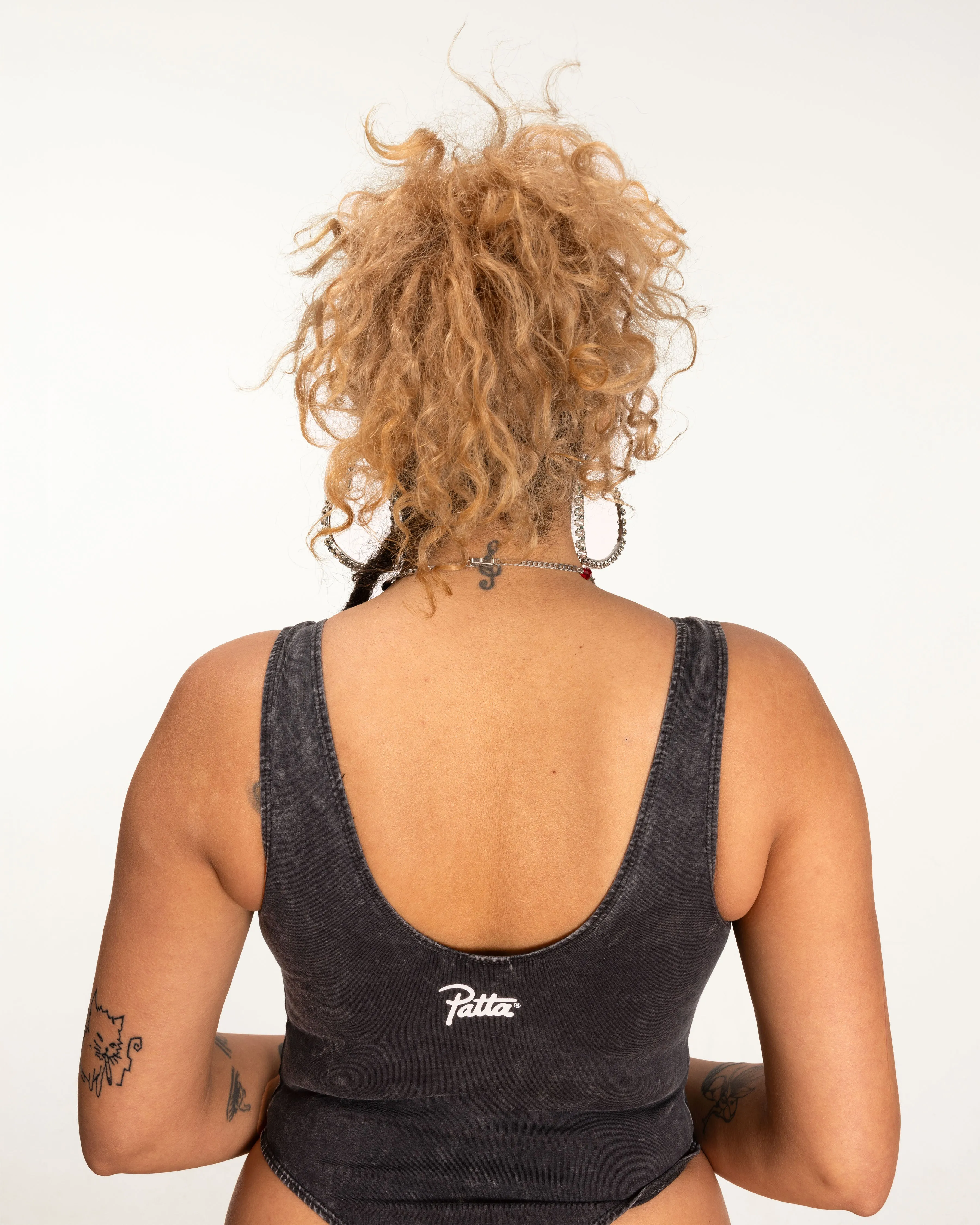 Patta Femme Acid Wash Bodysuit (Black) sold by Patta product image thumbnail 4