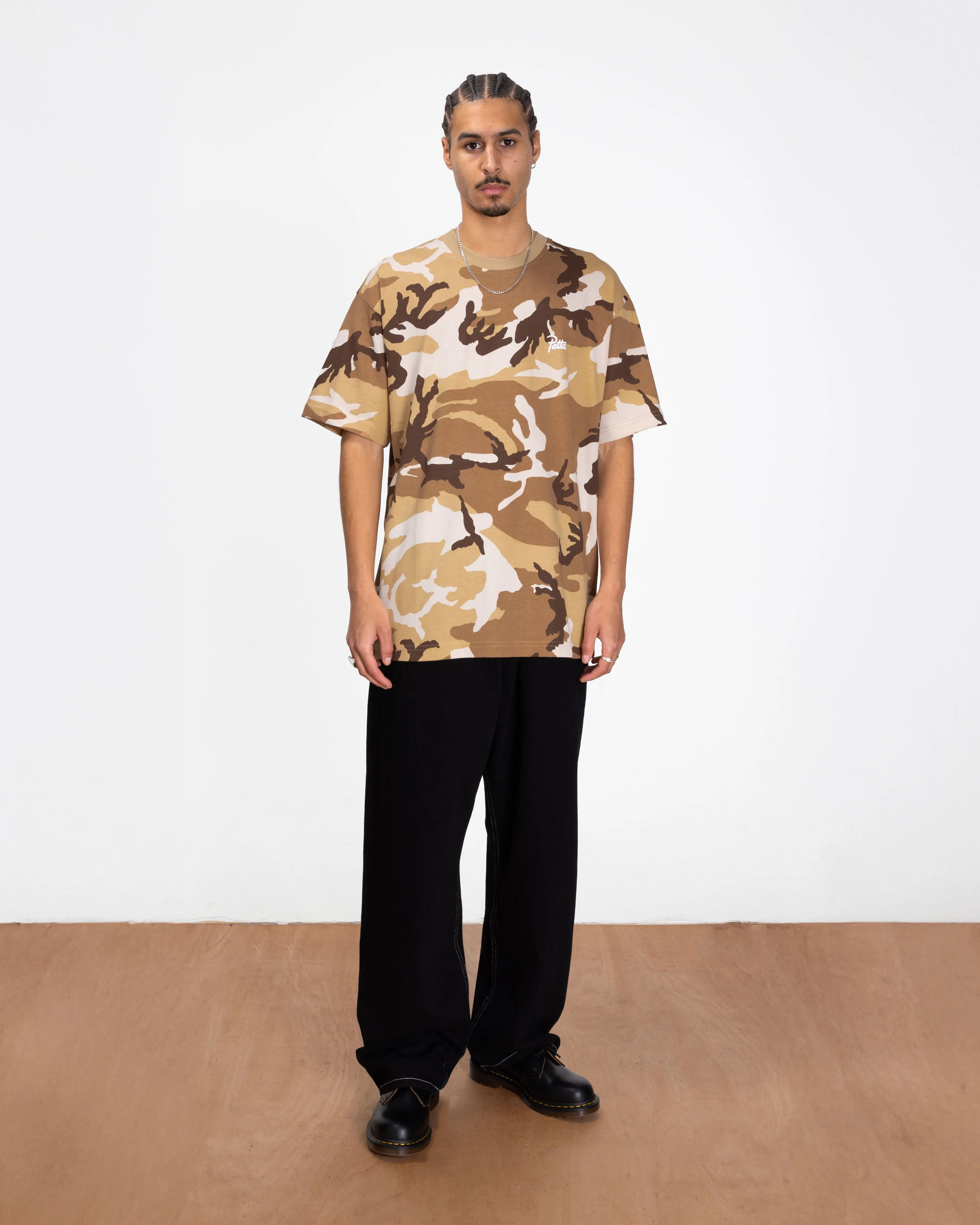 Patta Bark Woodland Camo T-Shirt - Sand Dollar sold by Patta product image thumbnail 4