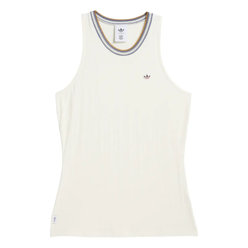 adidas Clot Rib Tank Top by Edison Chen 'Cream White' made by Adidas