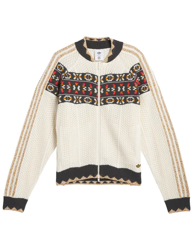 adidas Clot Crochet SST Track Top by Edison Chen 'Cream White' sold by Patta