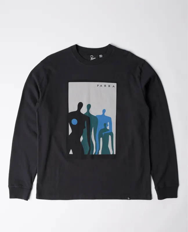 ByParra The visitors long sleeve t-shirt (Black) sold by Patta