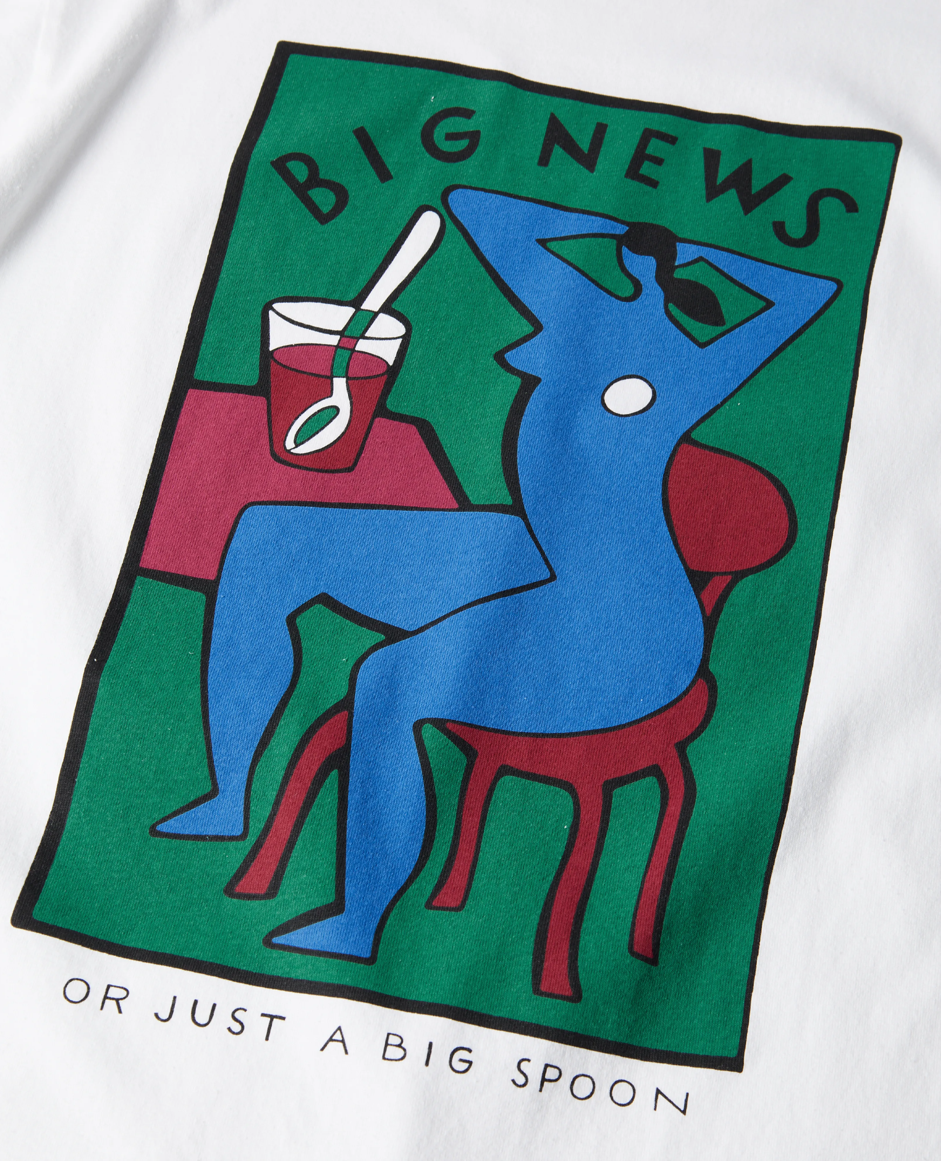 ByParra Big News T-shirt (White) sold by Patta product image thumbnail 5