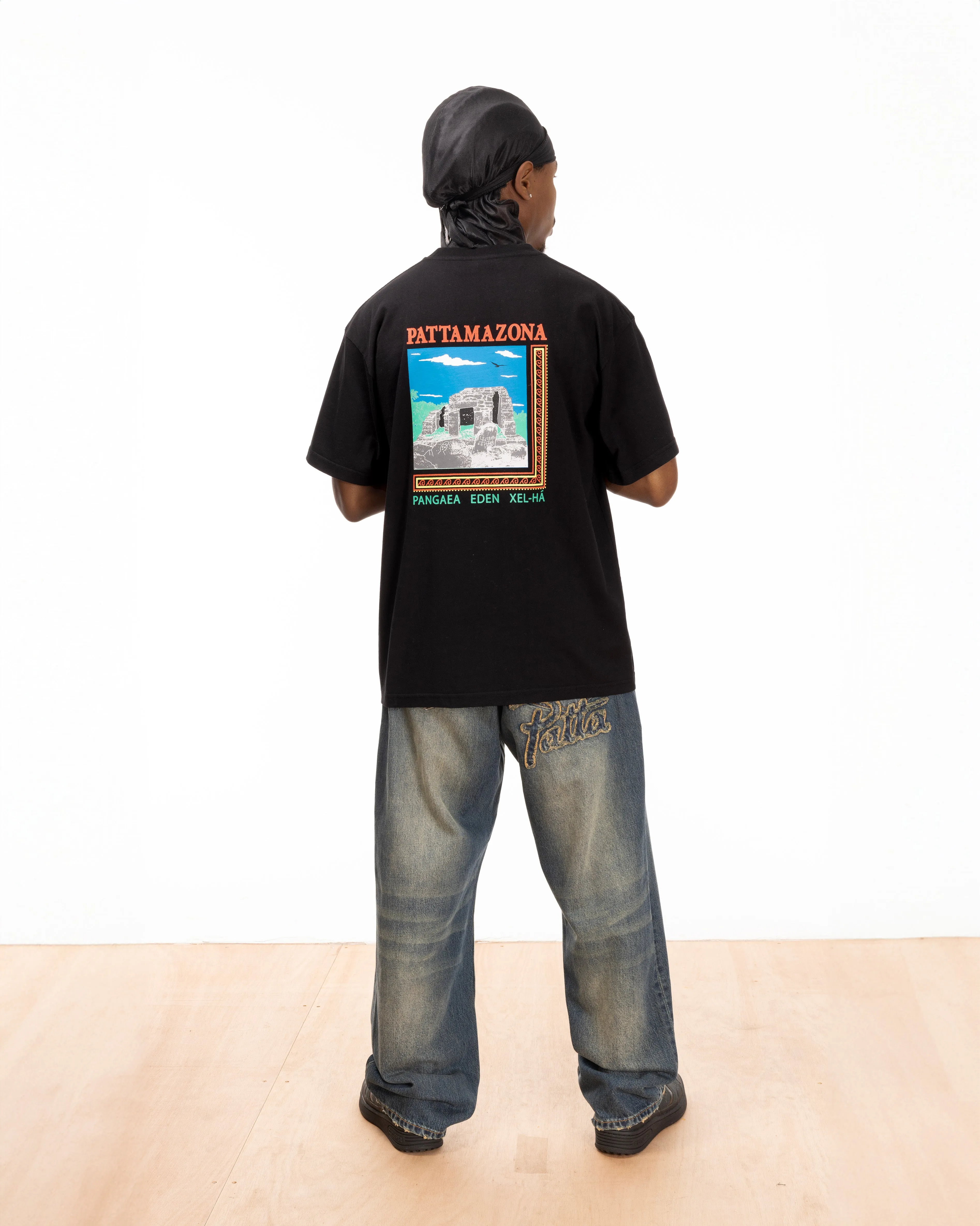 Patta Pattamazona T-Shirt (Black) sold by Patta product image thumbnail 3