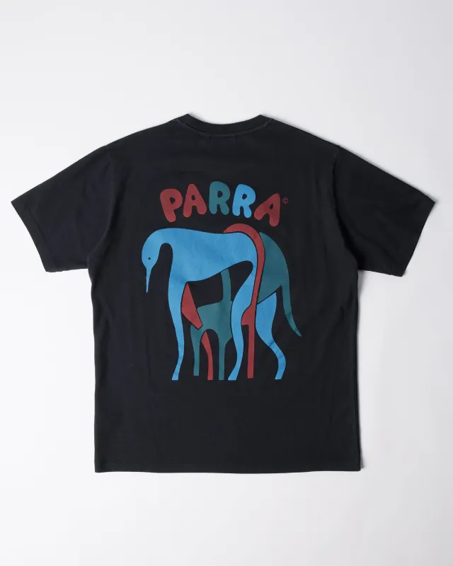 ByParra This Damn Chair T-shirt (Washed Black) sold by Patta