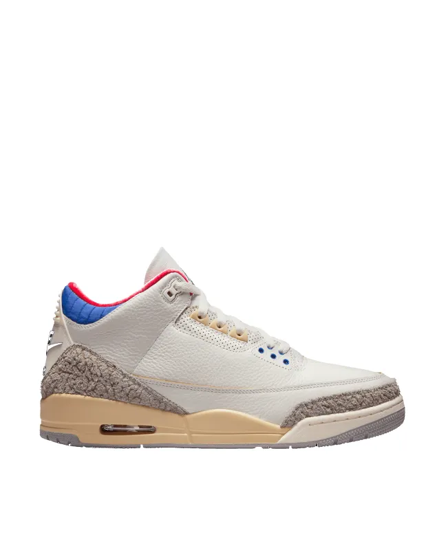 Nike Air Jordan 3 Retro OG Sp (White/Black-Sport Royal-Challange Red) sold by Patta