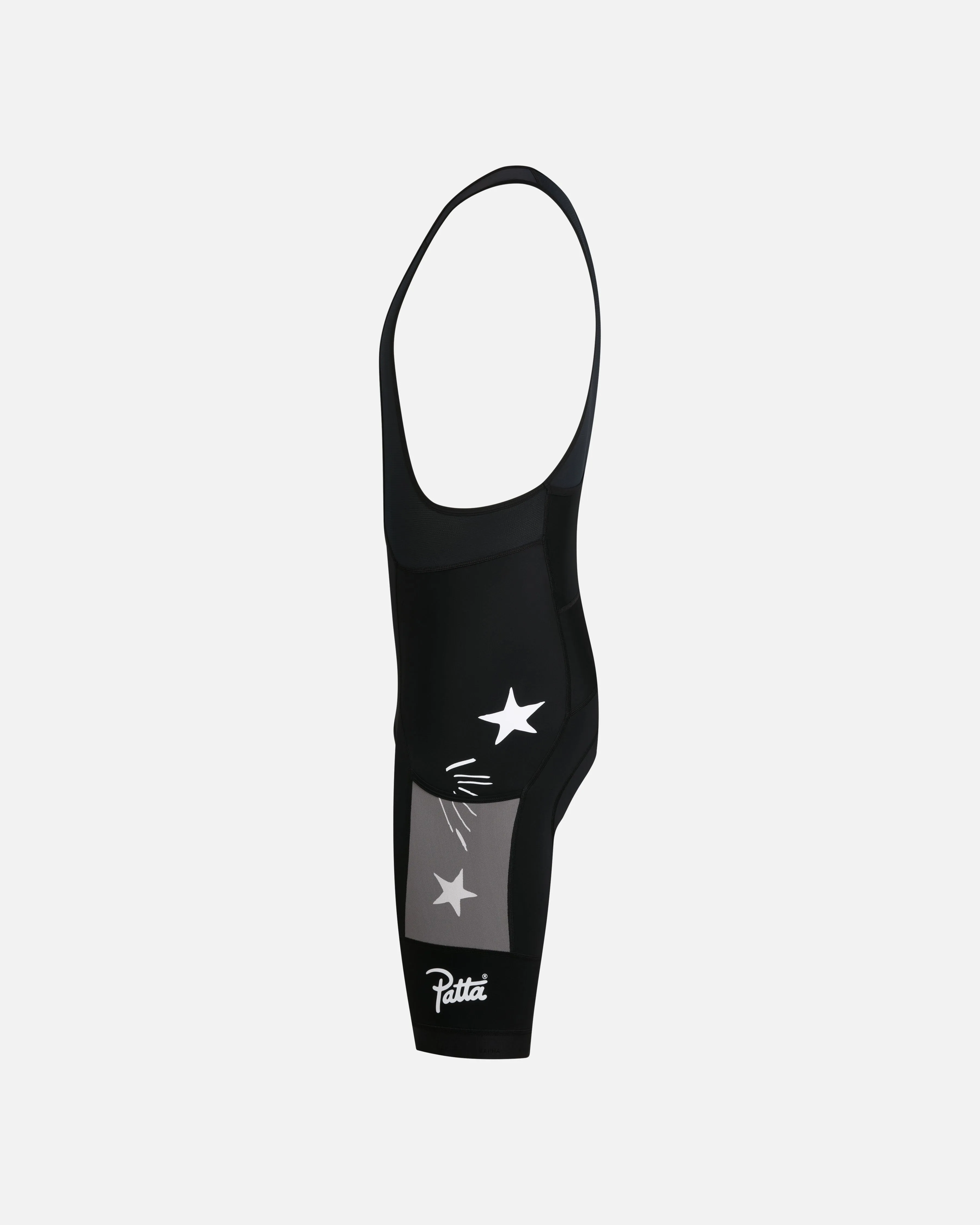 Patta x Rapha Men's Pro Team Cargo Bib Shorts (Black/Stone) sold by Patta product image thumbnail 4