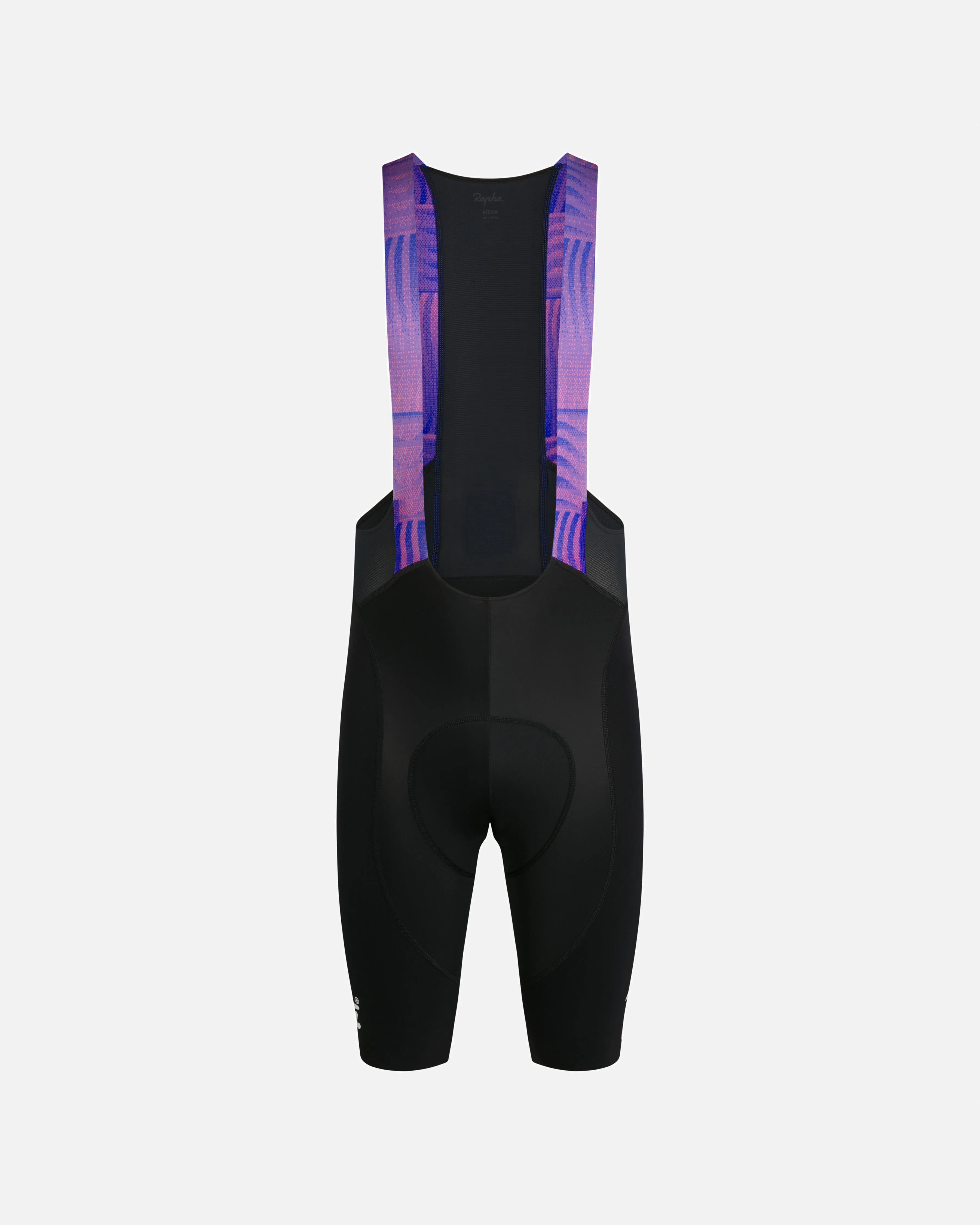 Patta x Rapha Men's Pro Team Bib Shorts (Flamingo Pink/Royal Blue/Black) sold by Patta