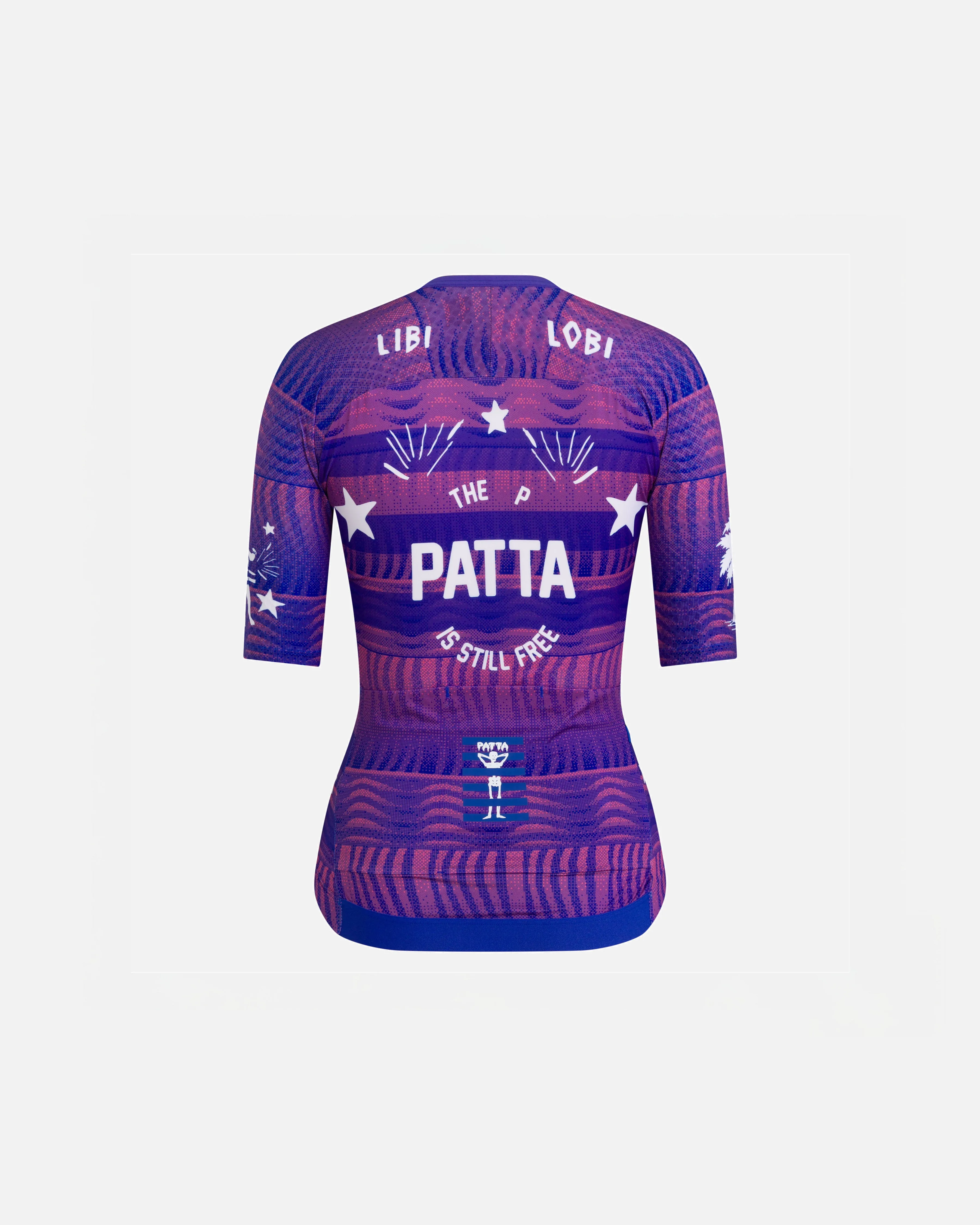 Patta x Rapha Women's Pro Team Aero Jersey (Flamingo Pink/Royal Blue) sold by Patta product image thumbnail 2