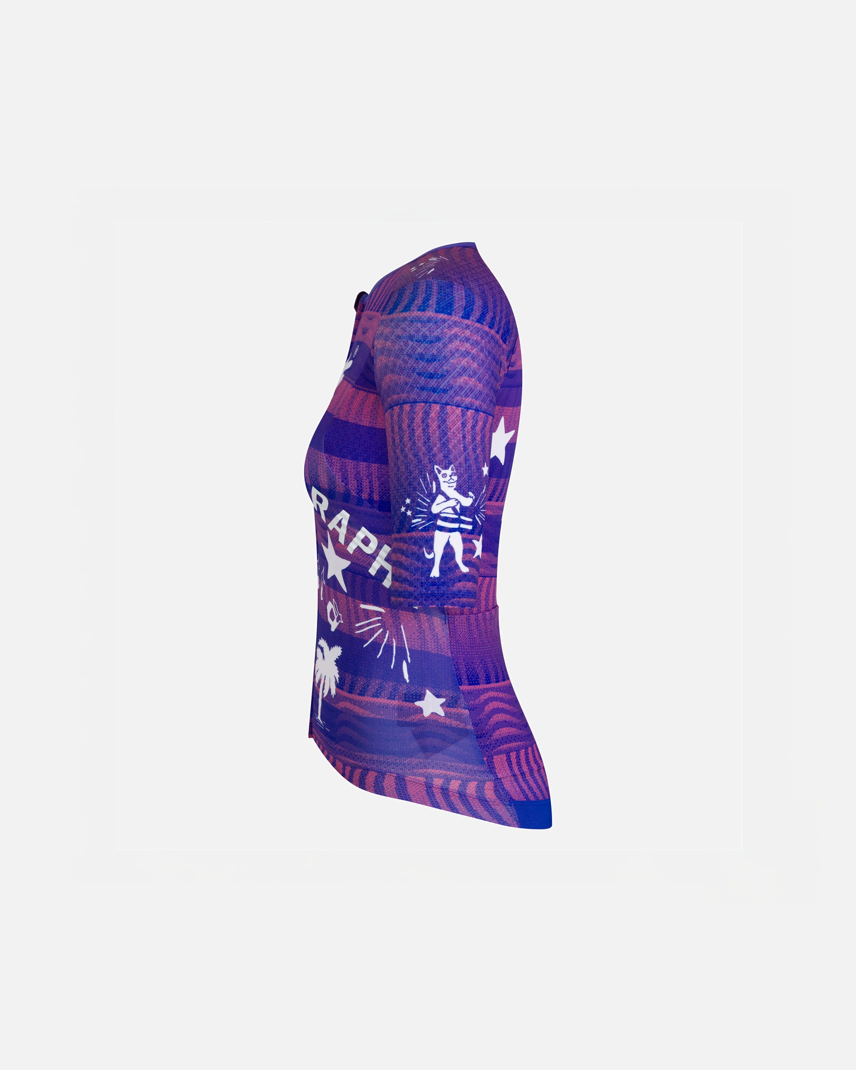 Patta x Rapha Women's Pro Team Aero Jersey (Flamingo Pink/Royal Blue) sold by Patta product image thumbnail 4