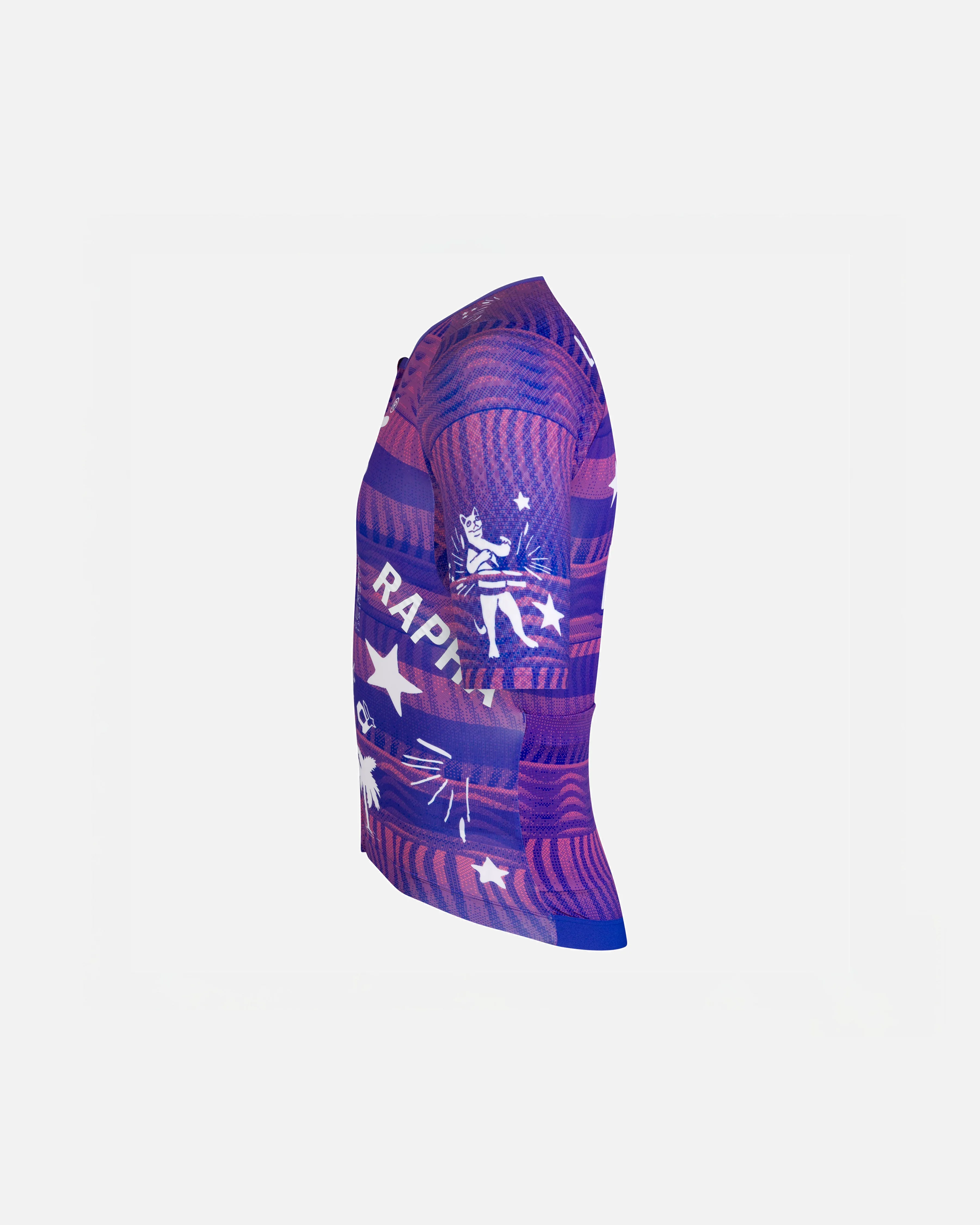 Patta x Rapha Men's Pro Team Aero Jersey (Flamingo Pink/Royal Blue) sold by Patta product image thumbnail 4