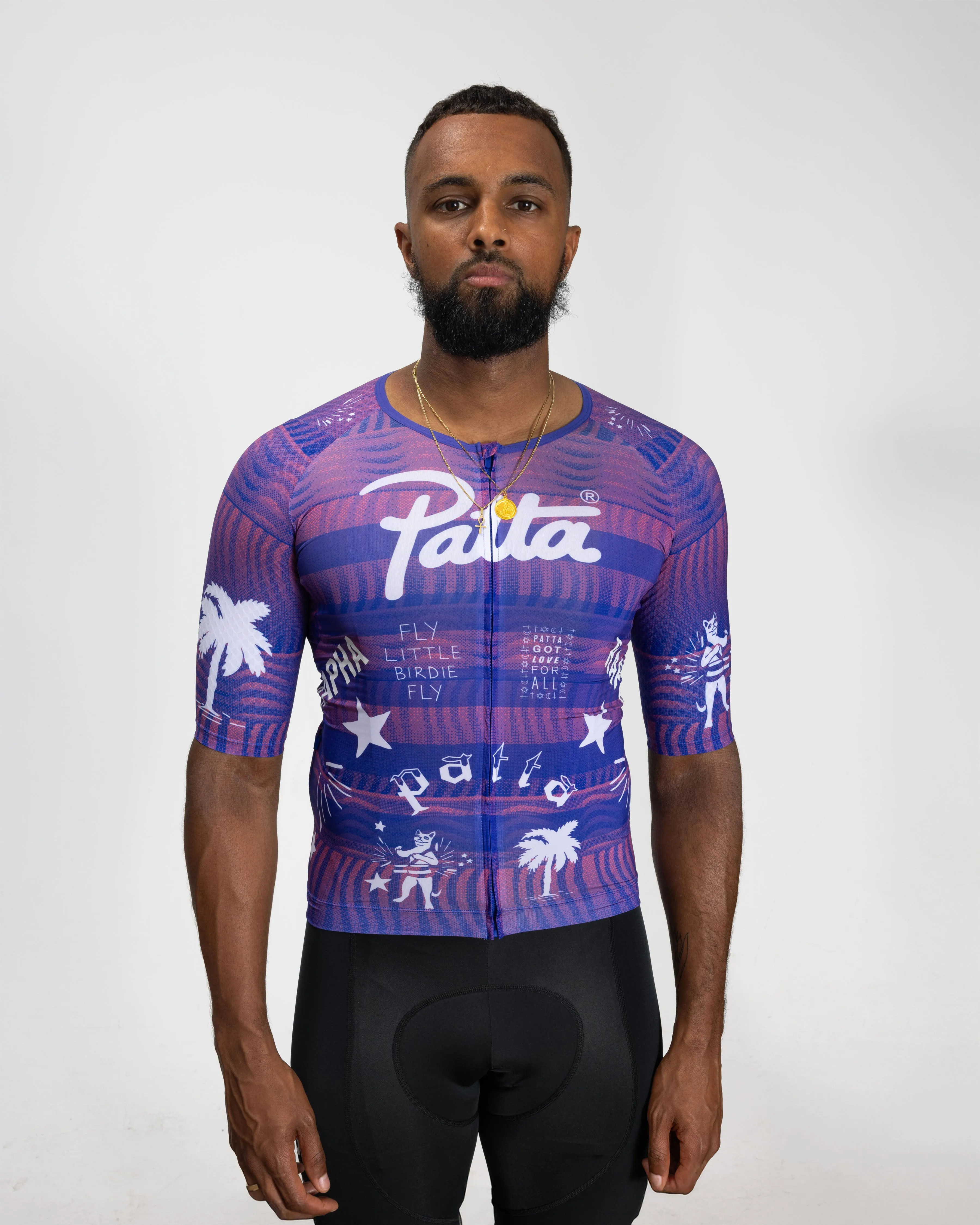 Patta x Rapha Men's Pro Team Aero Jersey (Flamingo Pink/Royal Blue) sold by Patta product image thumbnail 5