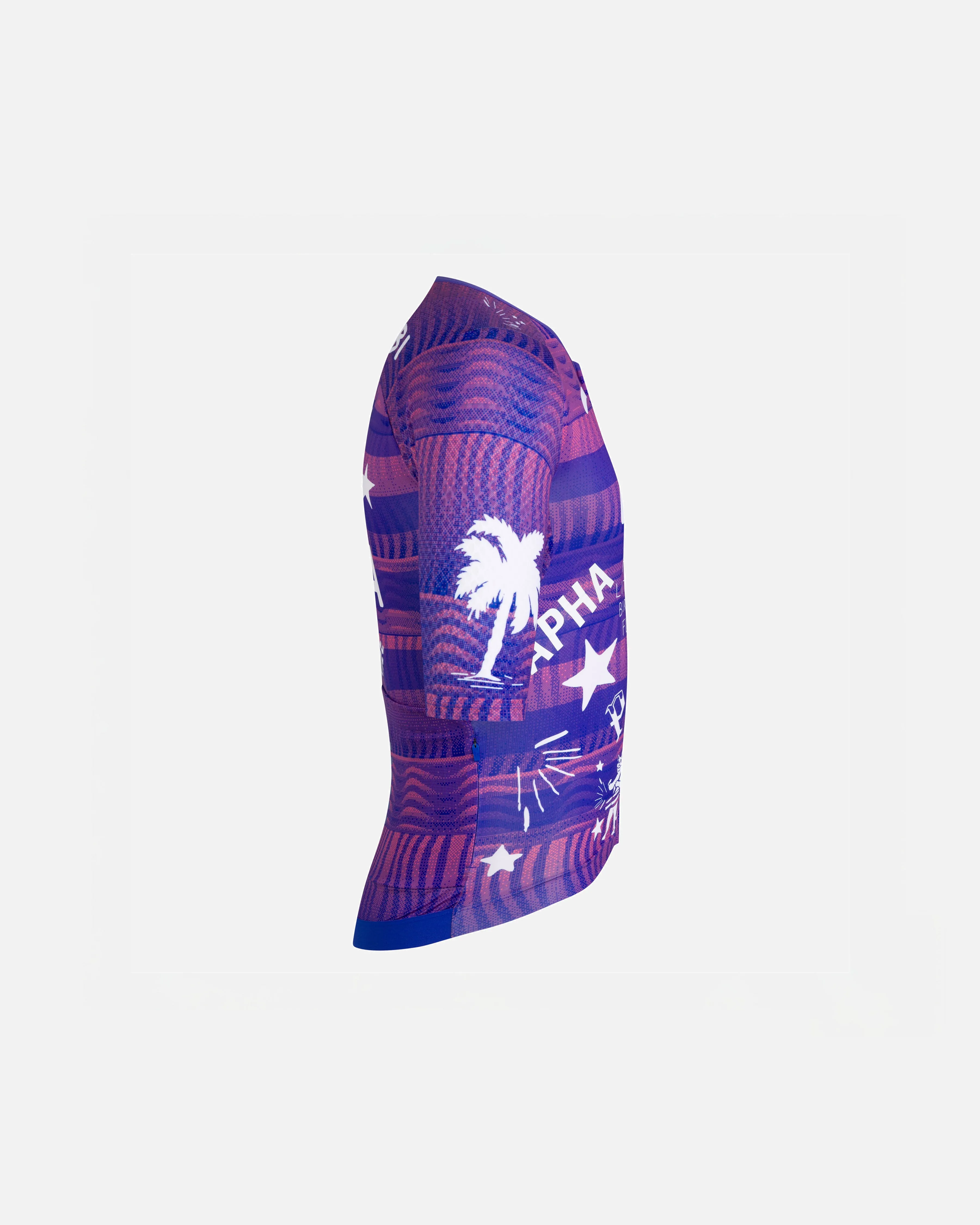 Patta x Rapha Men's Pro Team Aero Jersey (Flamingo Pink/Royal Blue) sold by Patta product image thumbnail 3