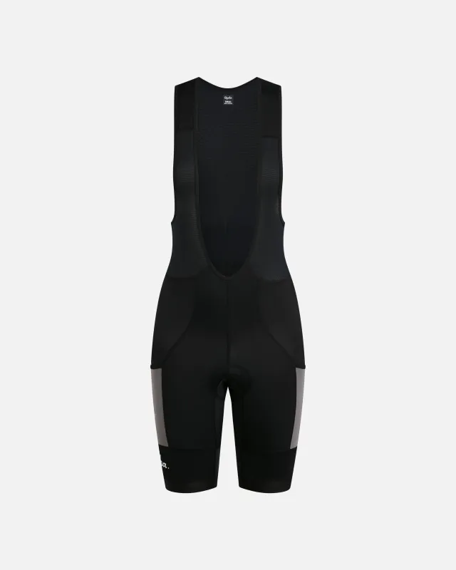 Patta x Rapha Women's Pro Team Cargo Bib Shorts (Black/Stone) sold by Patta