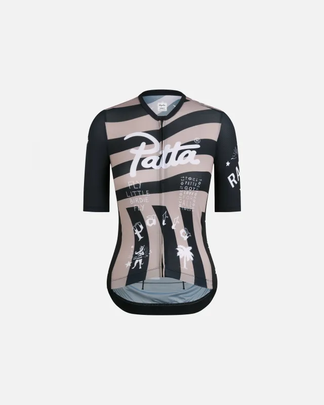 Patta x Rapha Women's Pro Team Training Jersey (Black/Stone) sold by Patta