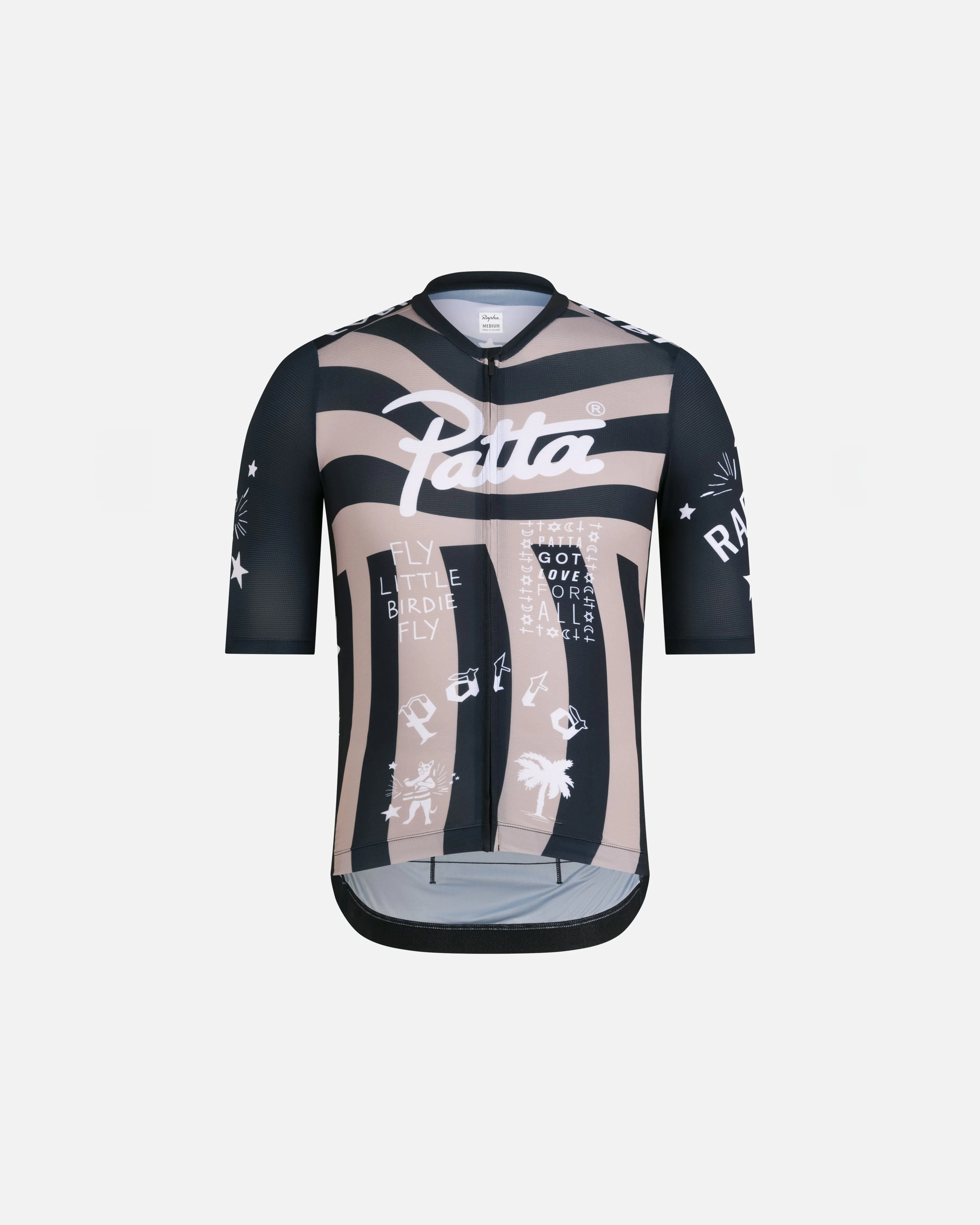 Patta x Rapha Men's Pro Team Training Jersey (Black/Stone) sold by Patta
