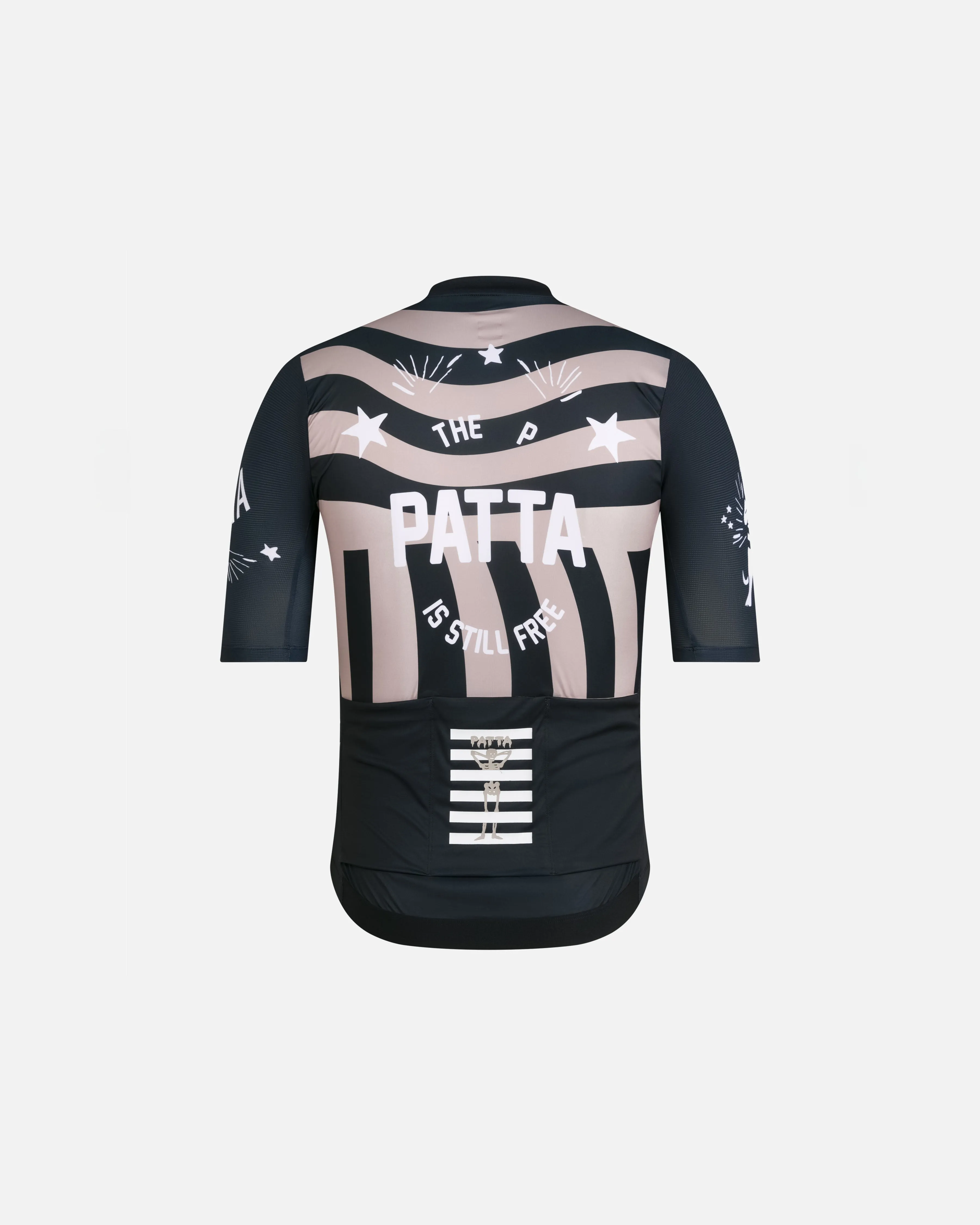Patta x Rapha Men's Pro Team Training Jersey (Black/Stone) sold by Patta product image thumbnail 2