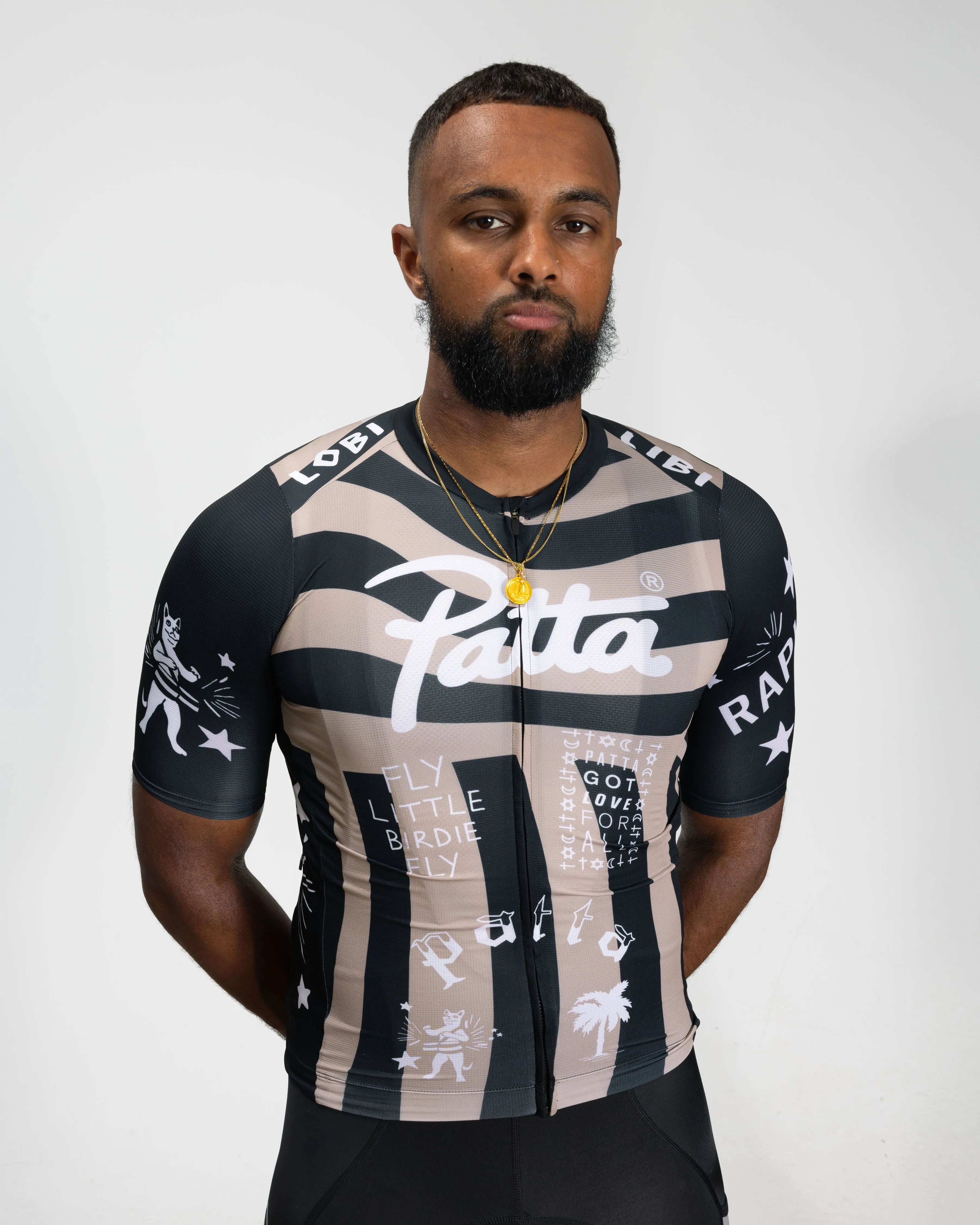Patta x Rapha Men's Pro Team Training Jersey (Black/Stone) sold by Patta product image thumbnail 5