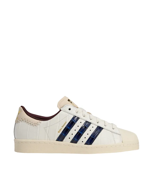 Adidas Wales Bonner Superstar (Wonder White/Collegiate Navy/Night Red) sold by Patta