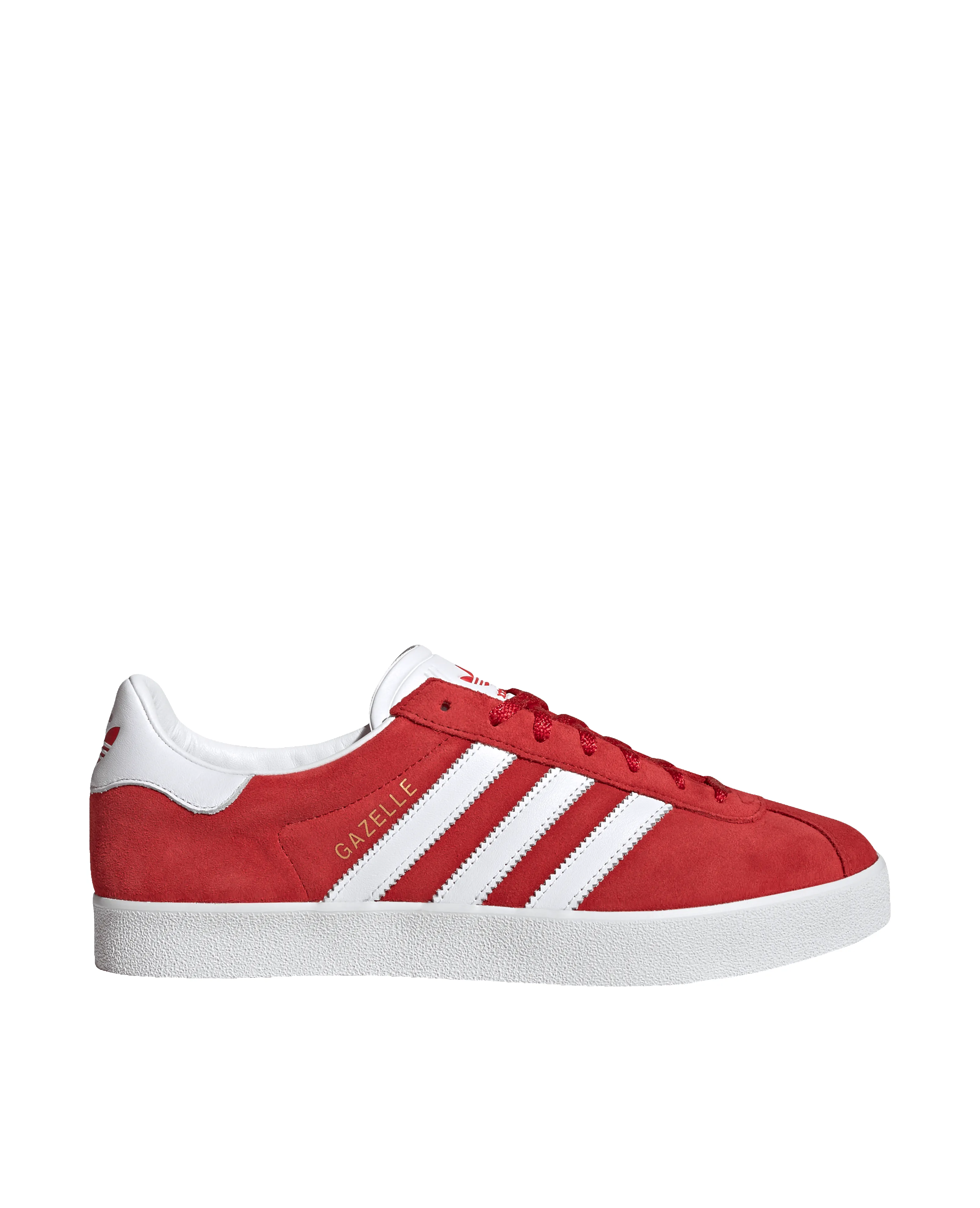 adidas Gazelle 85 (Better Scarlet/ FootwearWhite/Gold) sold by Patta