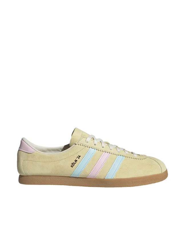 Adidas Koln 24 (Almost Yellow/Almost Blue/Clear Pink) sold by Patta