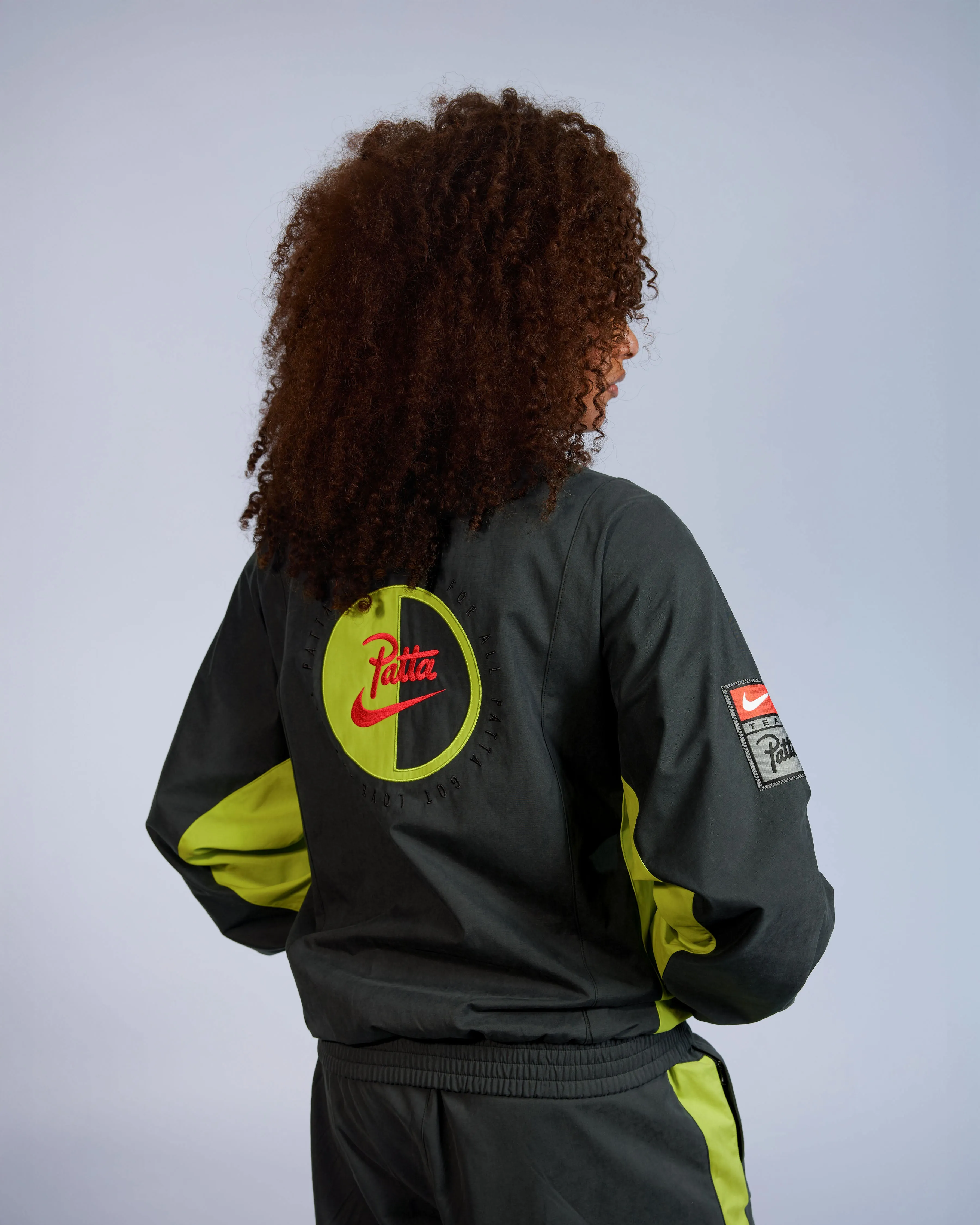 Patta x Nike NRG Track Jacket (Black/Cyber) sold by Patta product image thumbnail 4